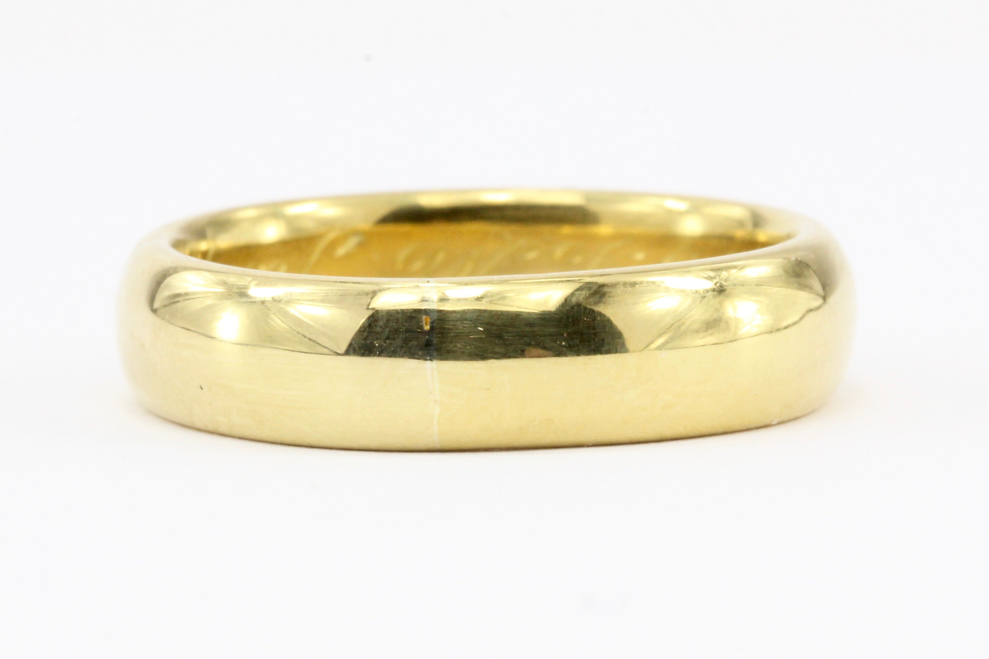 Victorian 22K Yellow Gold Wedding Band Size 8.25 - Queen May