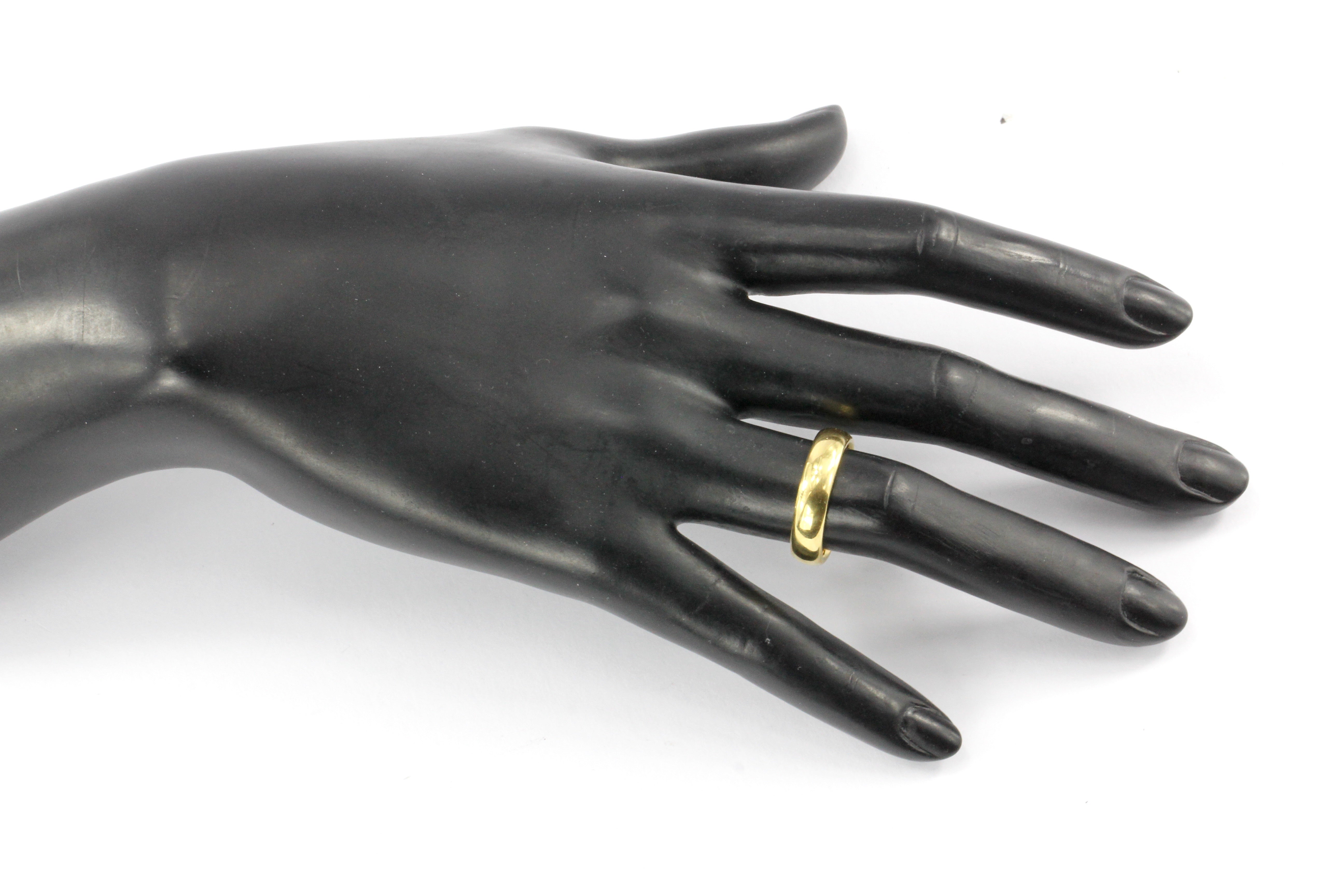 Victorian 22K Yellow Gold Wedding Band Size 8.25 - Queen May