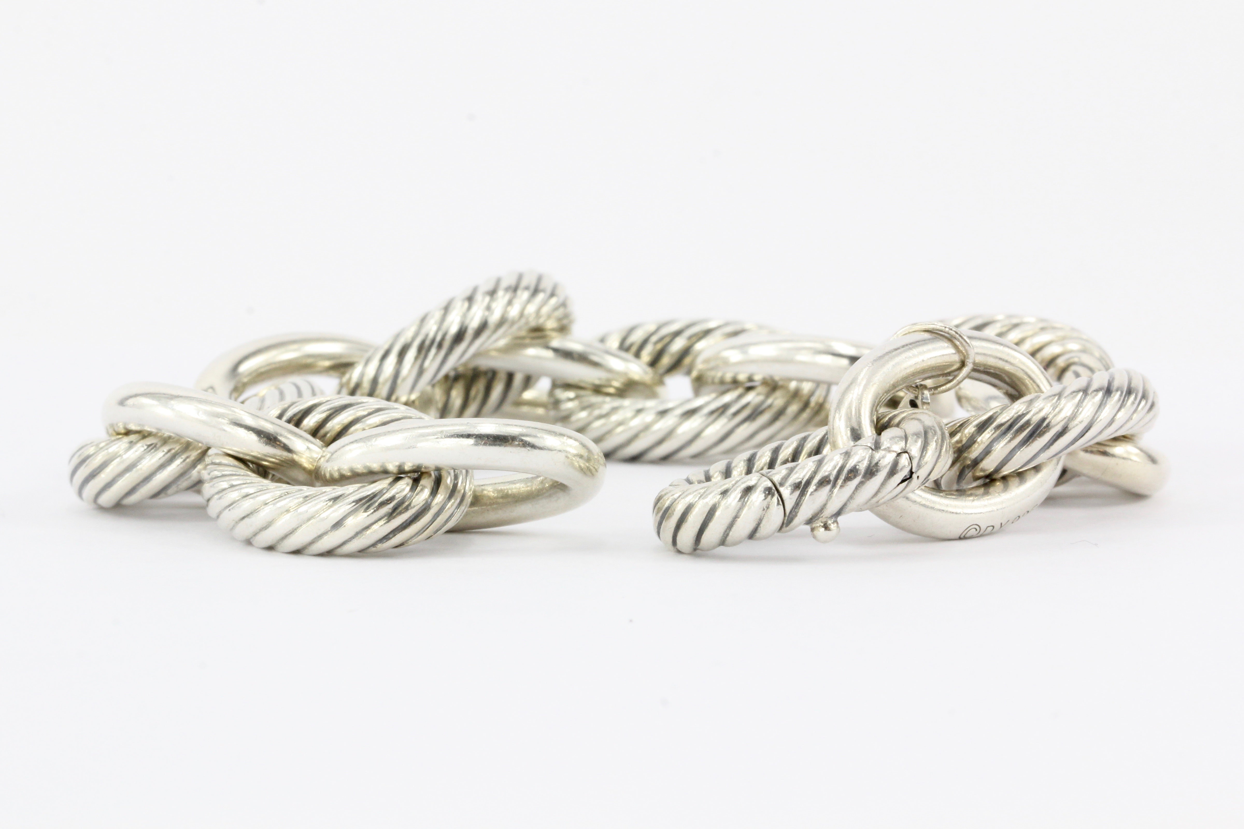 David Yurman Extra Large Oval Link Bracelet - Queen May