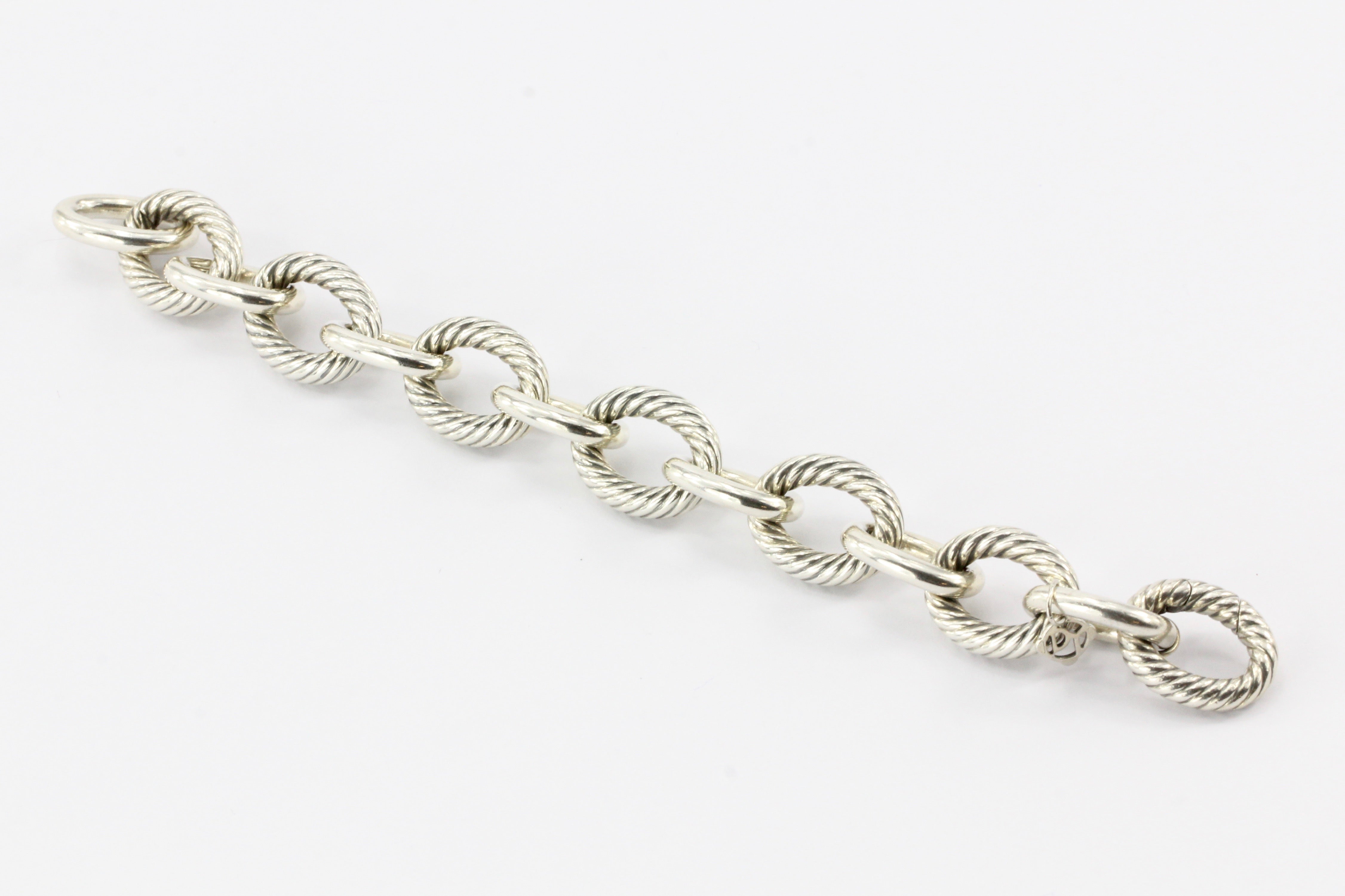 David Yurman Extra Large Oval Link Bracelet - Queen May