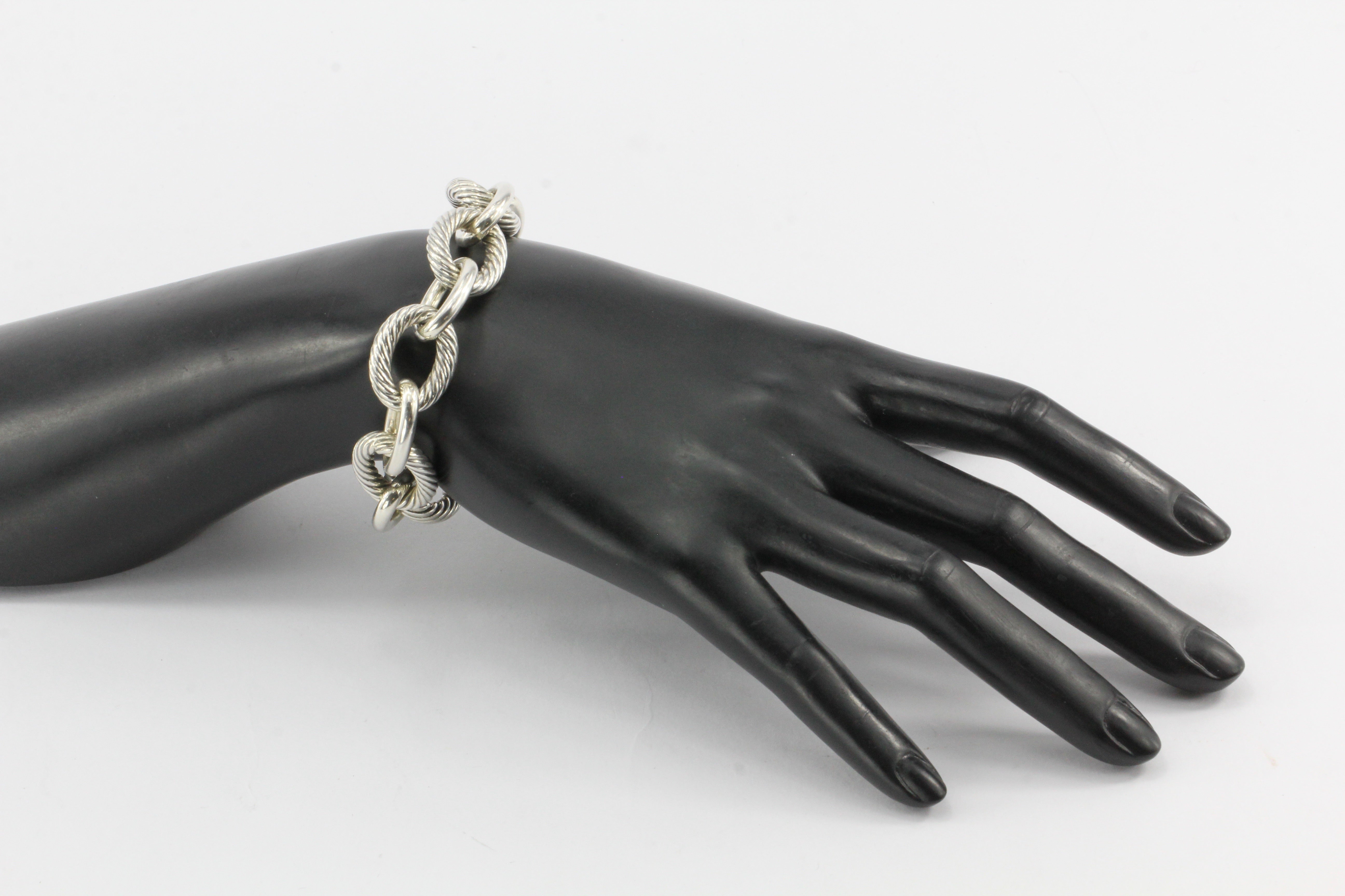 David Yurman Extra Large Oval Link Bracelet - Queen May