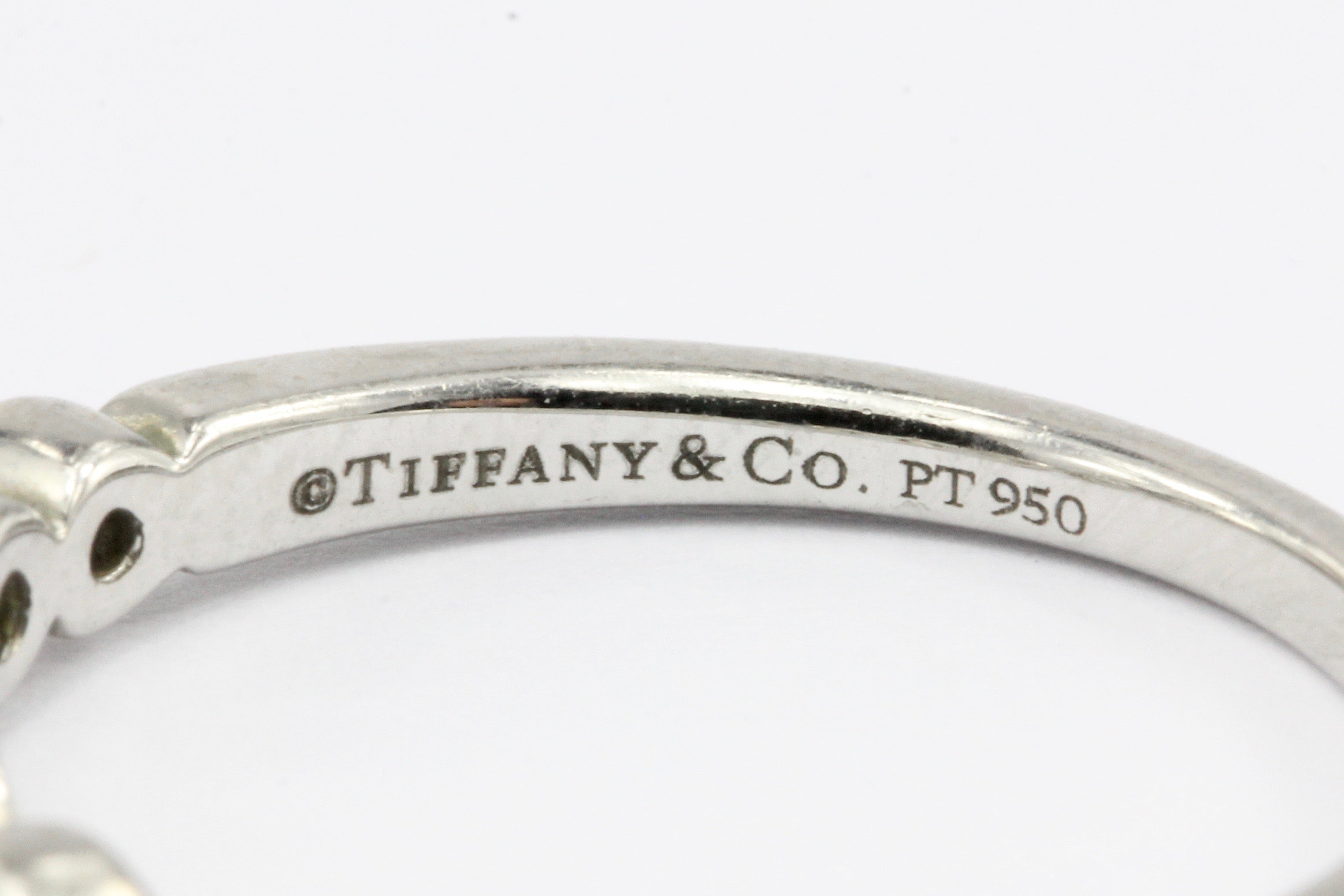Tiffany & Co Jazz Platinum Diamond Graduated Band Ring Size 7.5 - Queen May