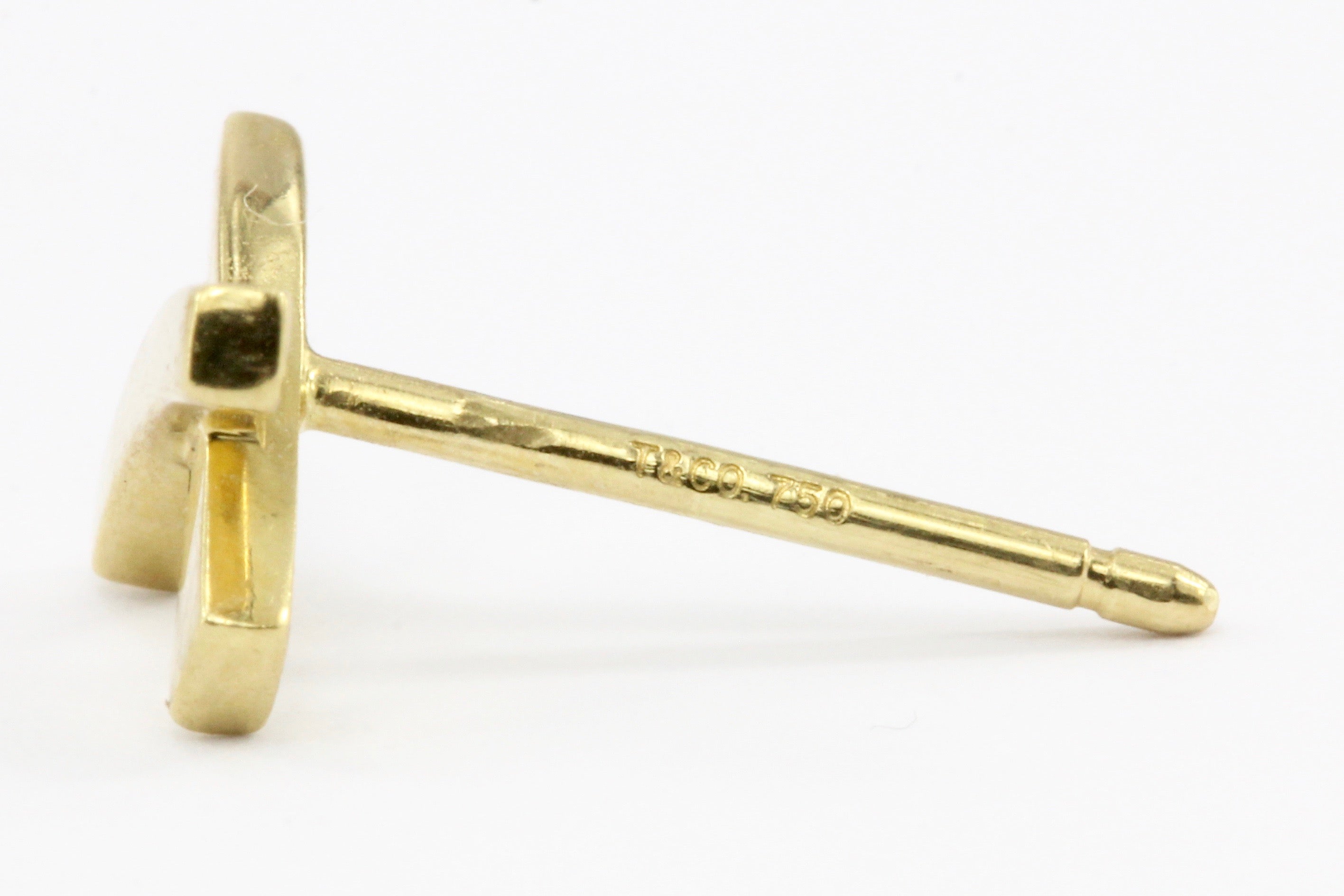 Tiffany & Co Paloma Picasso 18K Yellow Gold Kiss "X" Earrings - Queen May