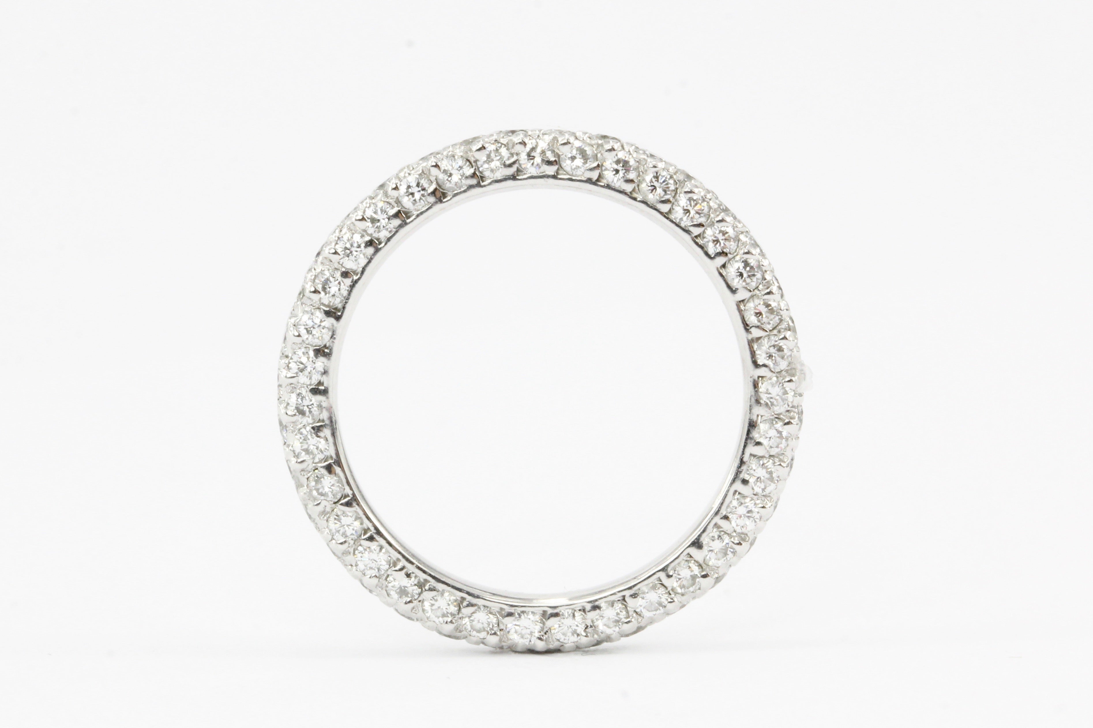 Platinum 1.5CTW Diamond Eternity Band - Queen May