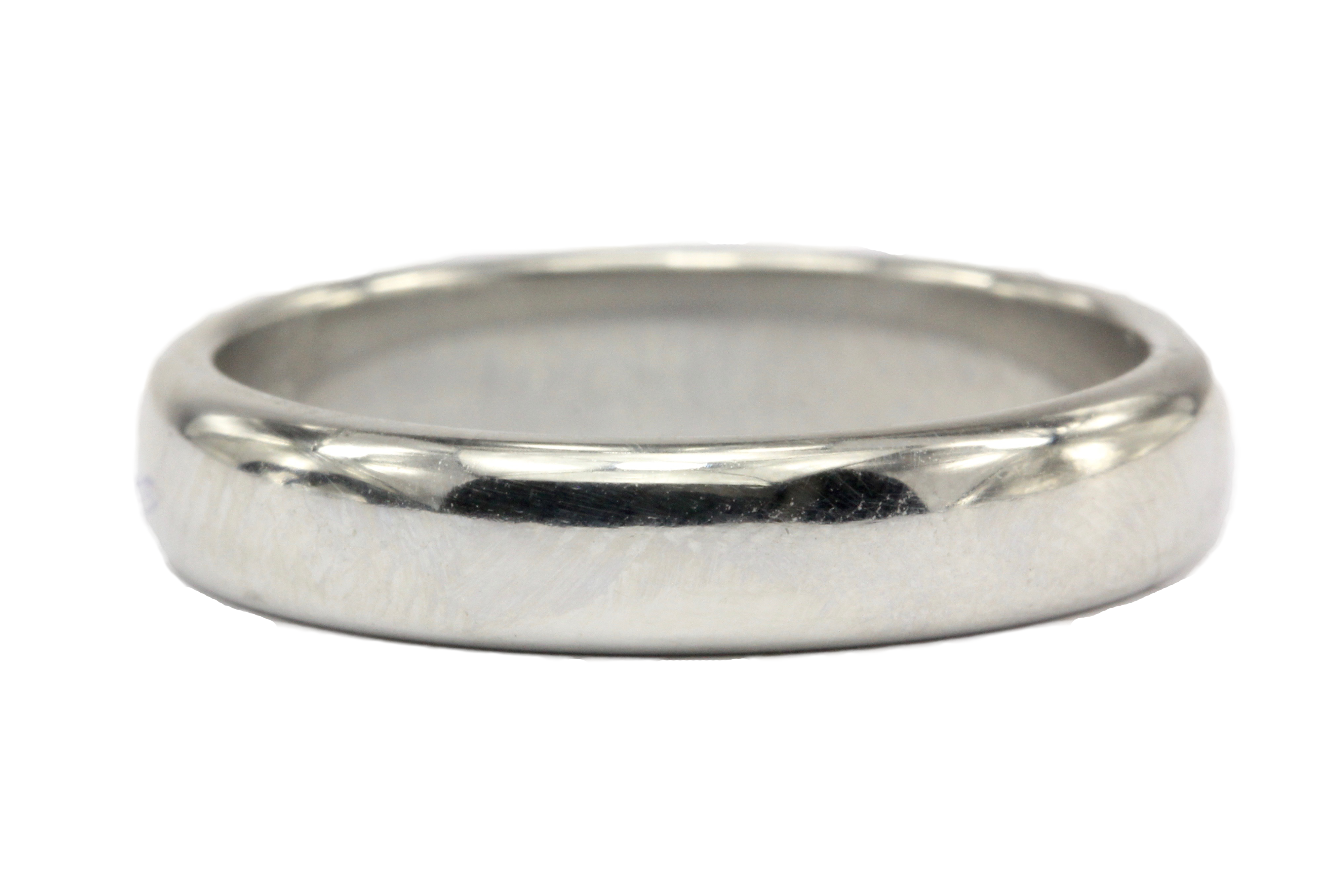 Tiffany & Co Platinum Lucida 1999 Wedding Band Ring Size 9.5 - Queen May