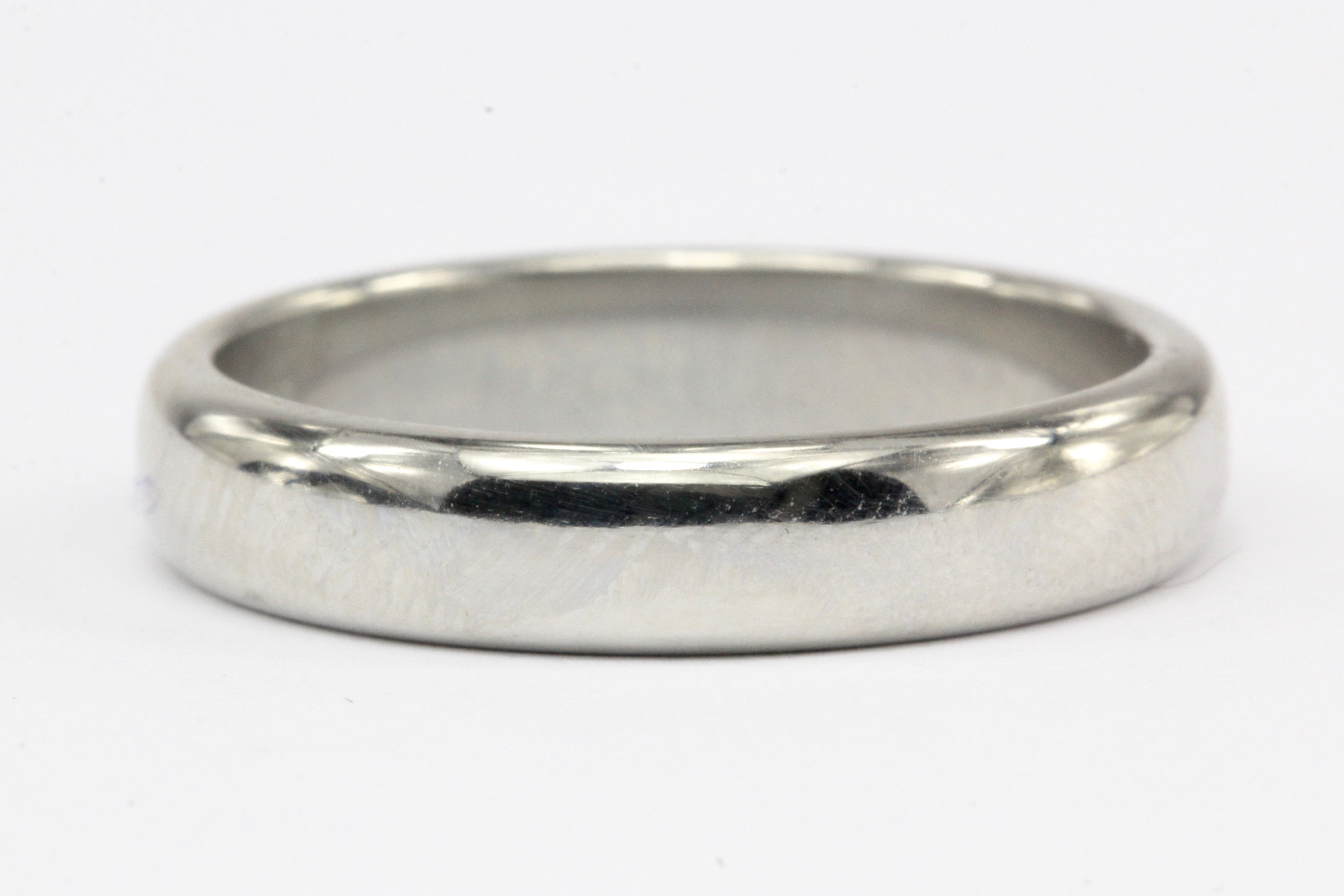 Tiffany & Co Platinum Lucida 1999 Wedding Band Ring Size 9.5 - Queen May