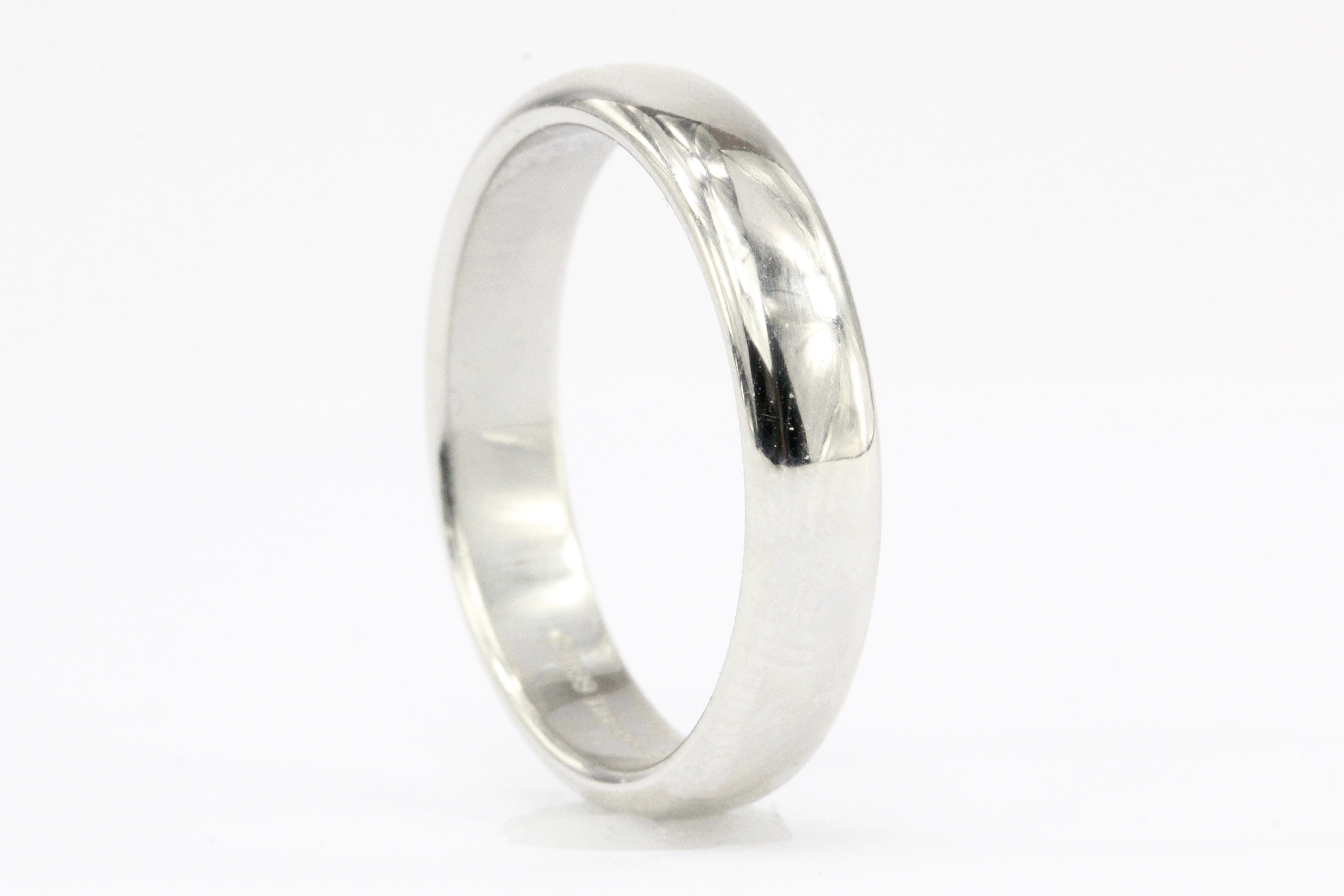 Tiffany & Co Platinum Lucida 1999 Wedding Band Ring Size 9.5 - Queen May