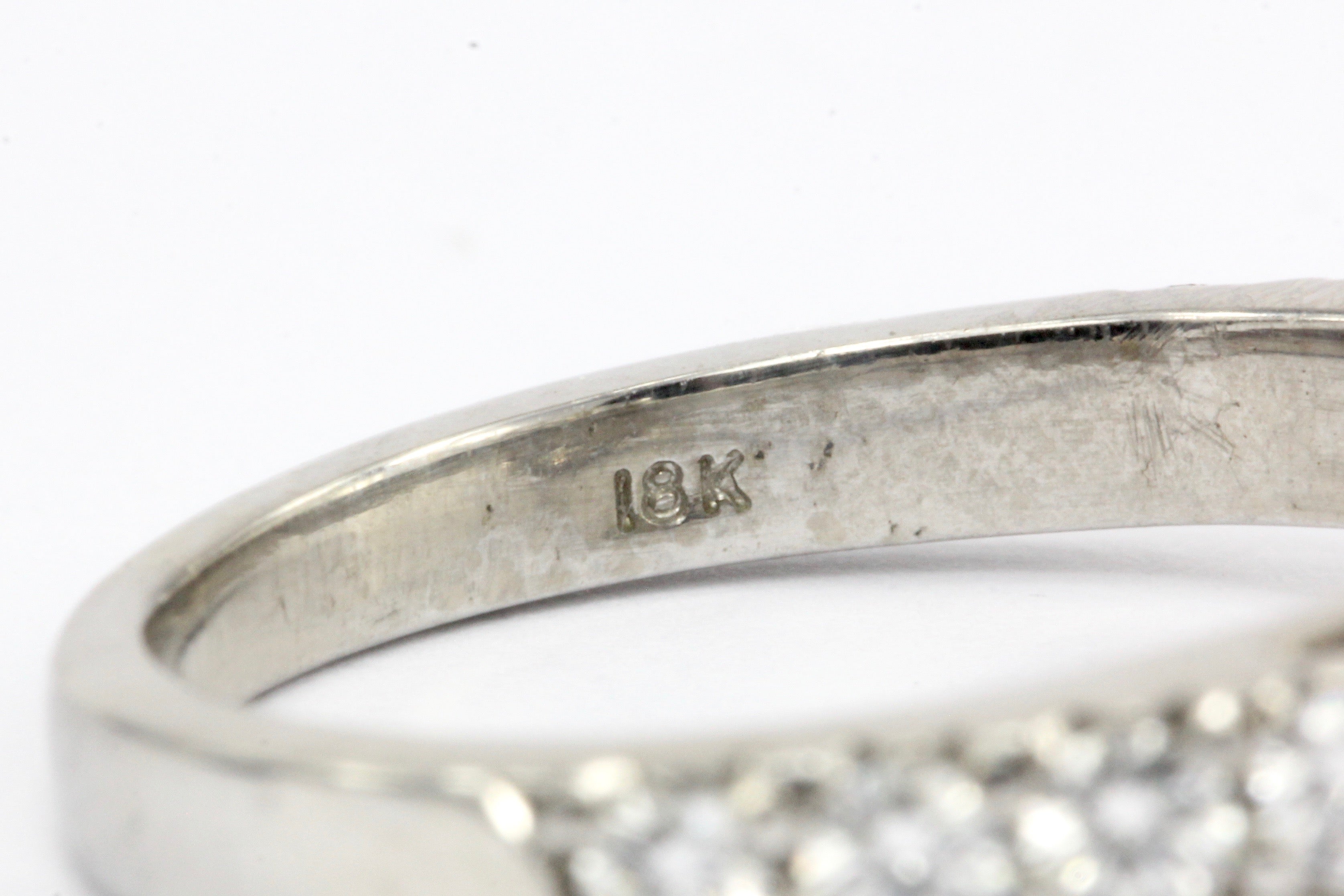 18K White Gold GIA 2.59 CT Diamond Engagement Ring Size 5 - Queen May