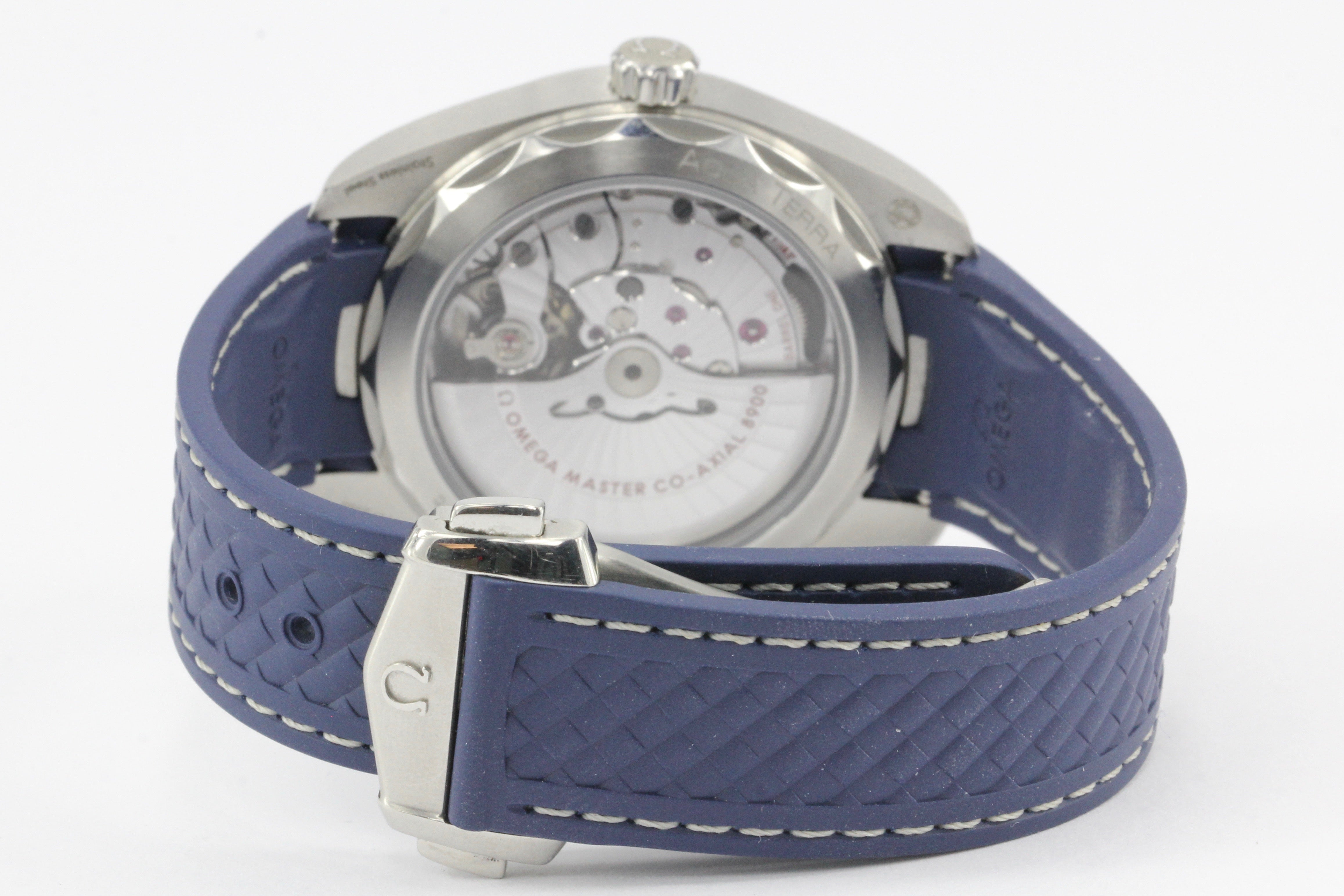 Omega 2017 Seamaster Aqua Terra Co-Axial 8900 Blue Dial Men's Automatic Watch - Queen May