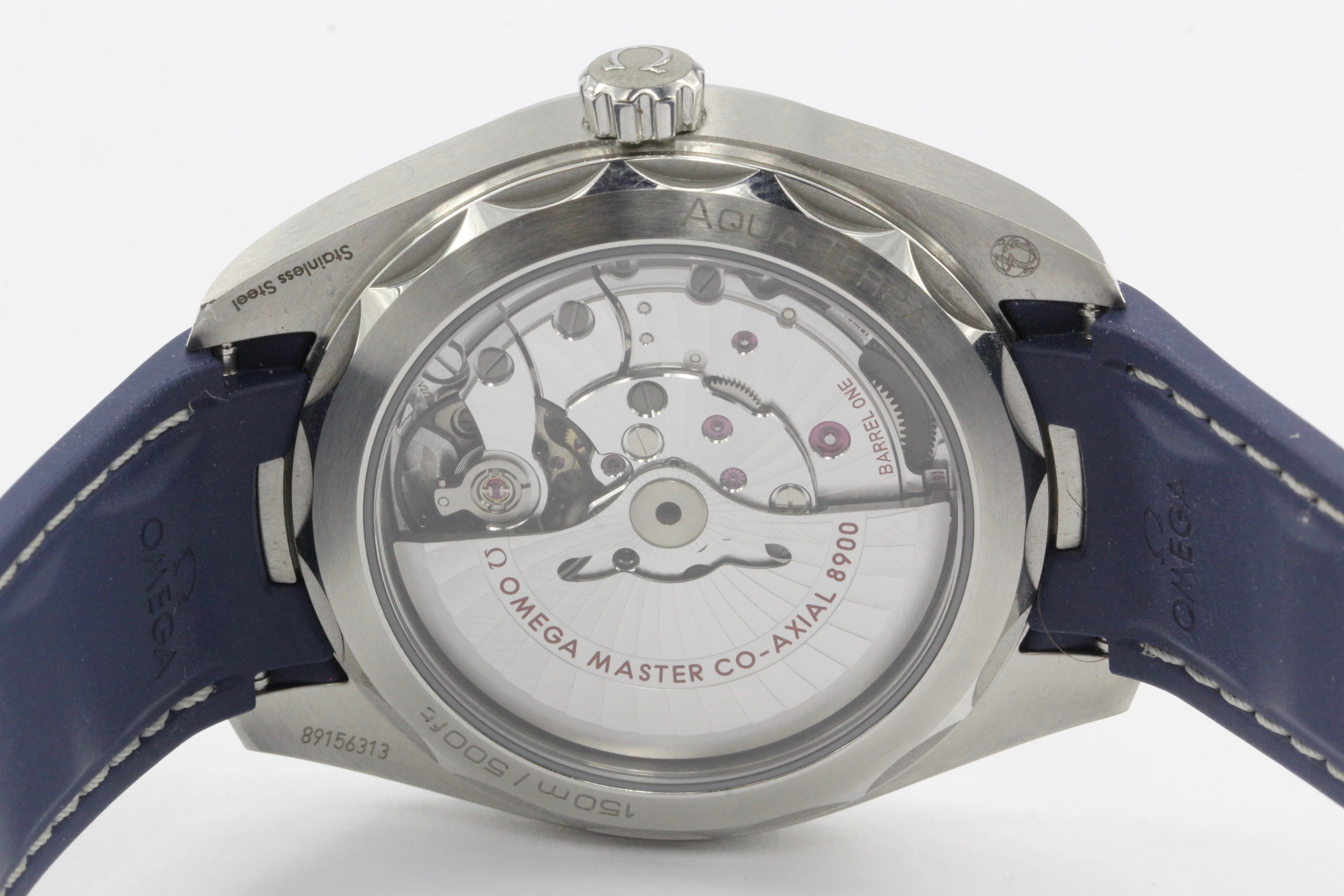 Omega 2017 Seamaster Aqua Terra Co-Axial 8900 Blue Dial Men's Automatic Watch - Queen May
