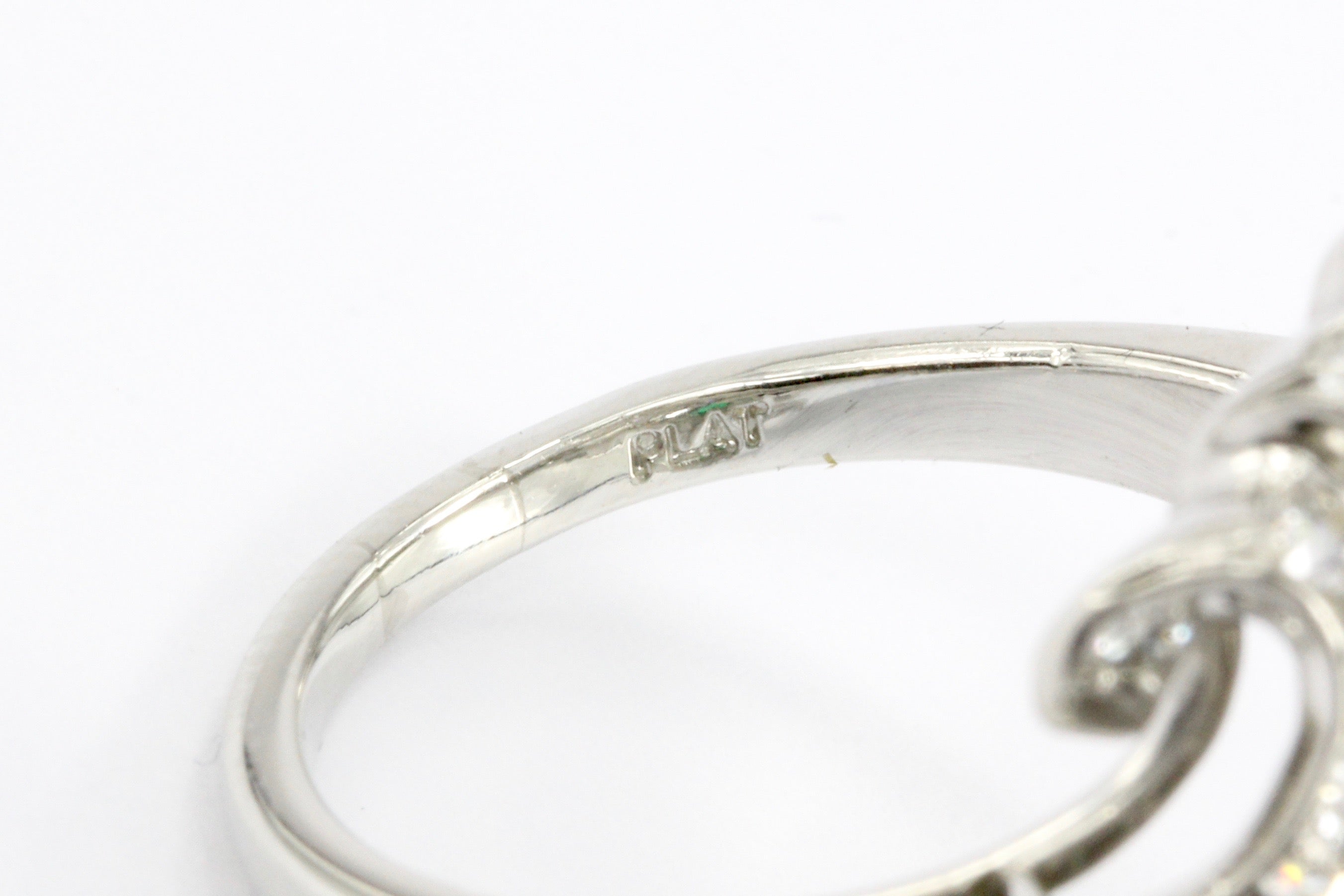 Retro Art Deco Platinum Diamond Emerald Cluster Ring C.1930's - Queen May