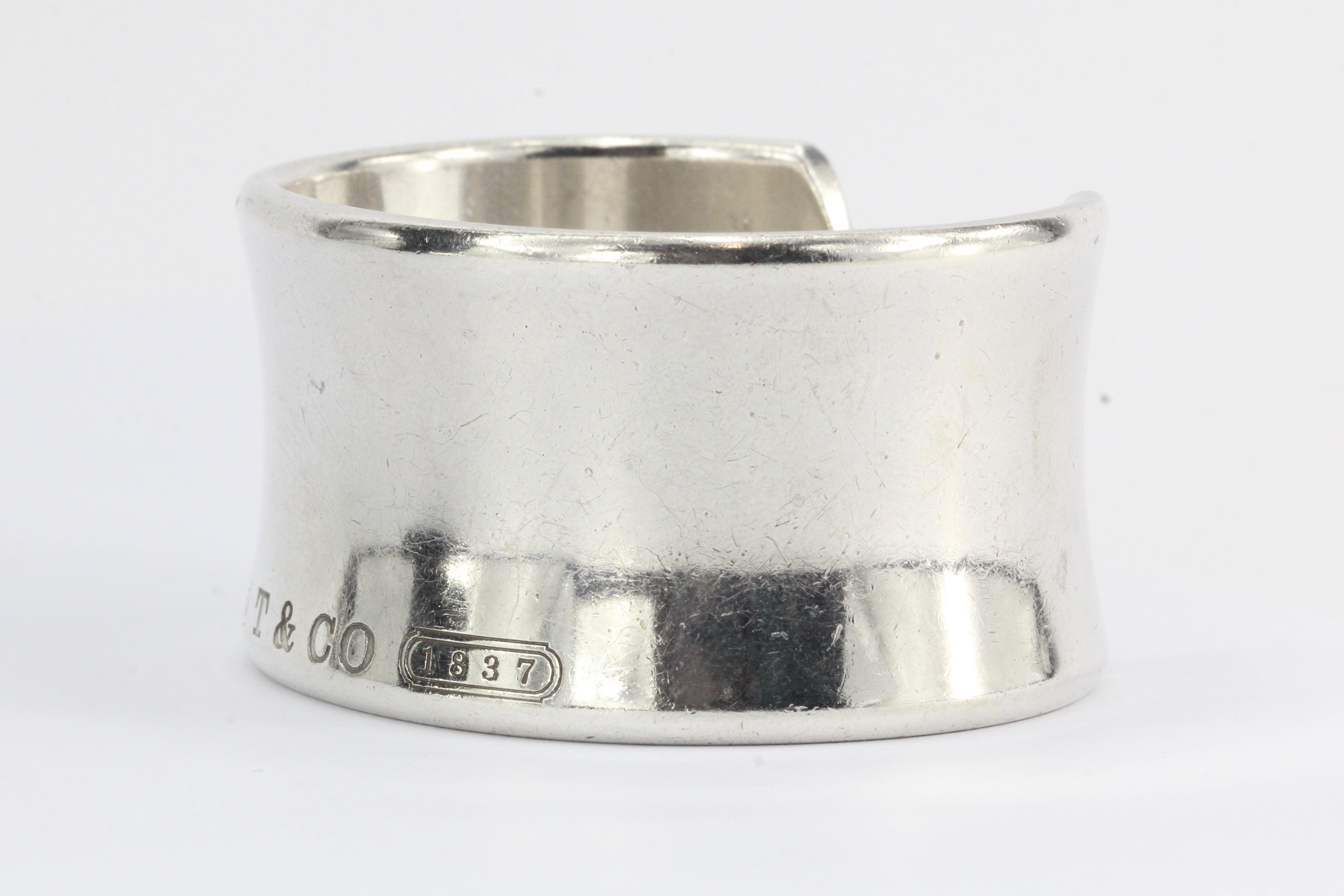 Tiffany & Co 1837 Sterling Silver Wide Cuff - Queen May
