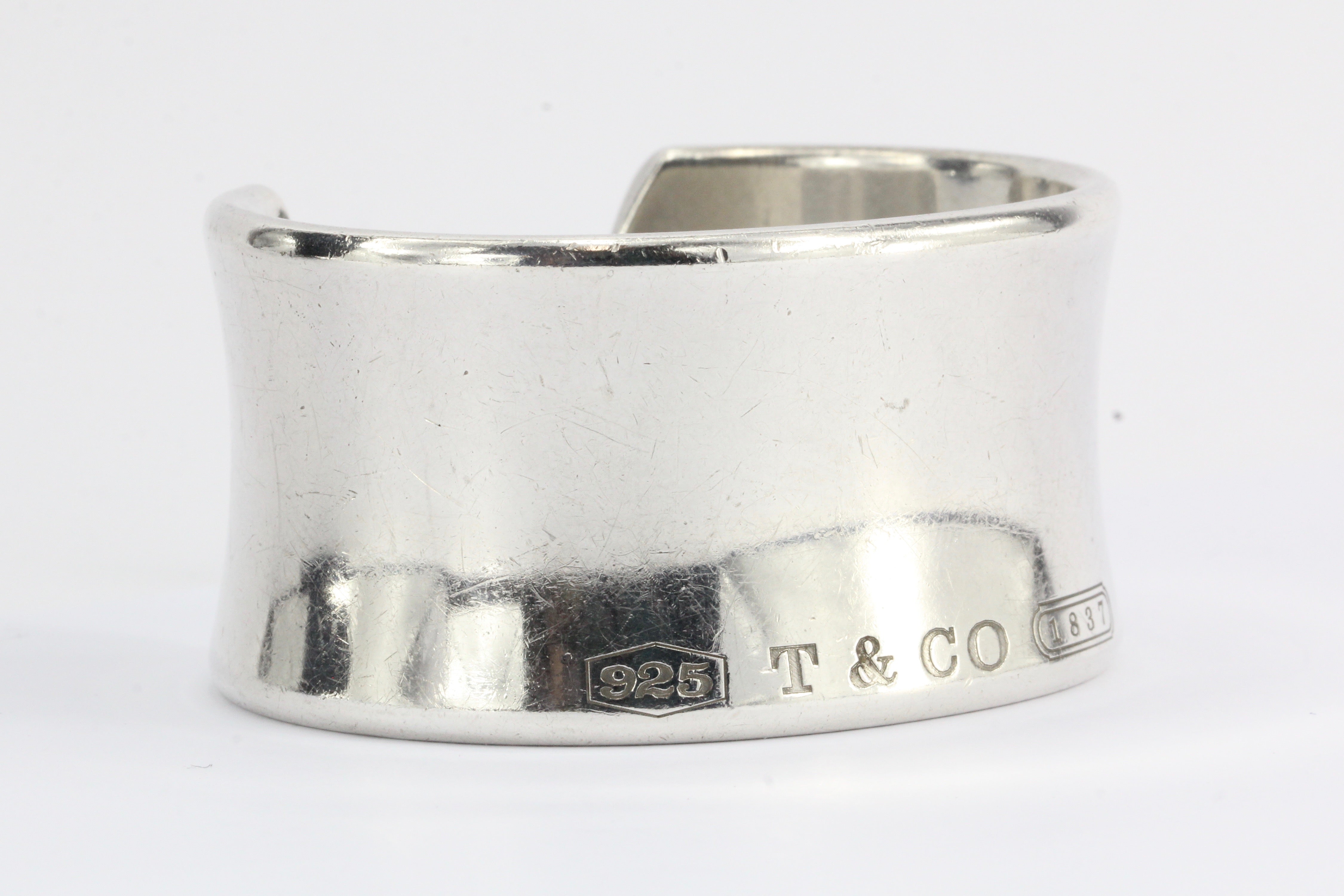 Tiffany & Co 1837 Sterling Silver Wide Cuff - Queen May