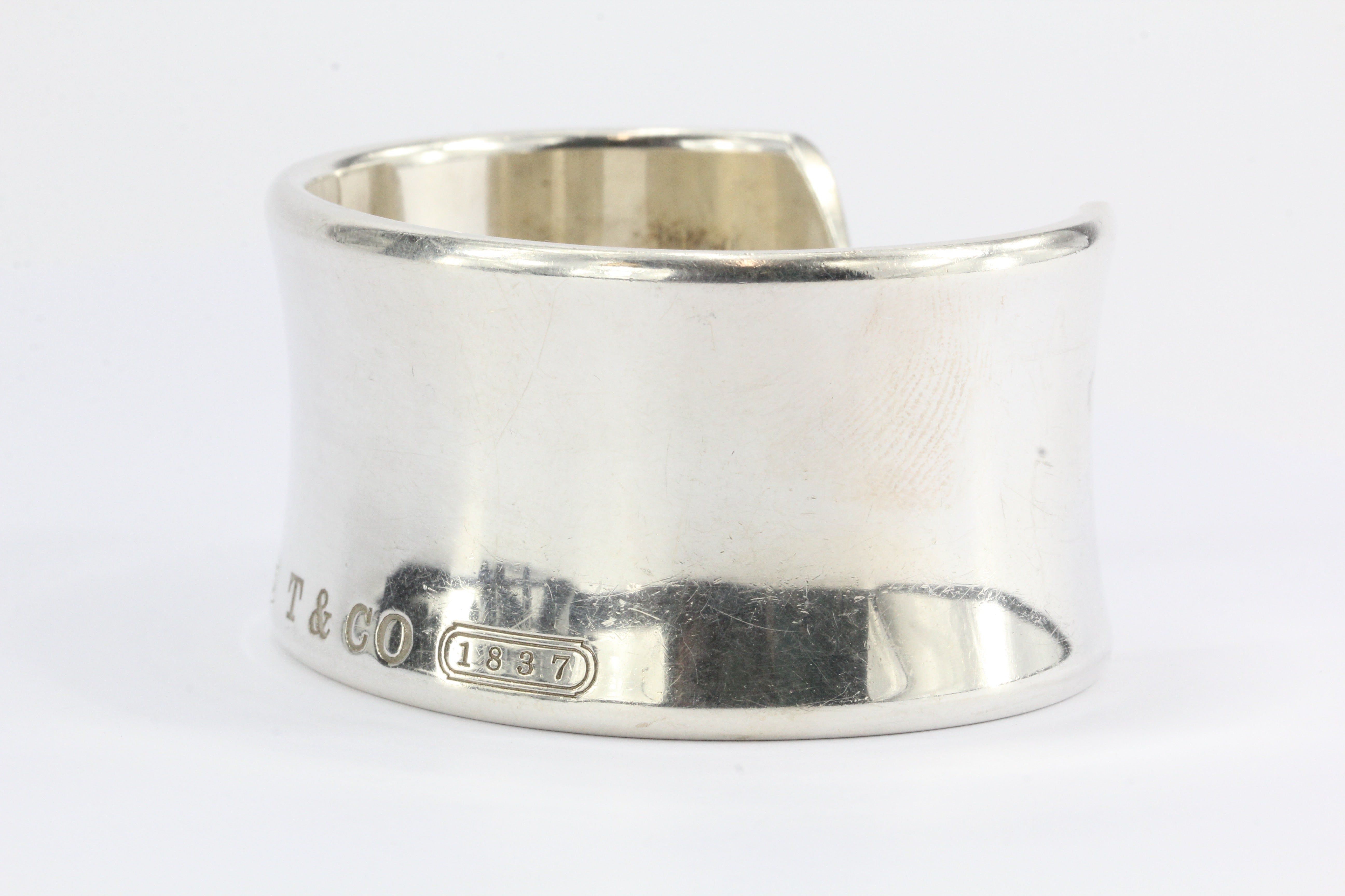 Tiffany & Co 1837 Sterling Silver Wide Cuff - Queen May