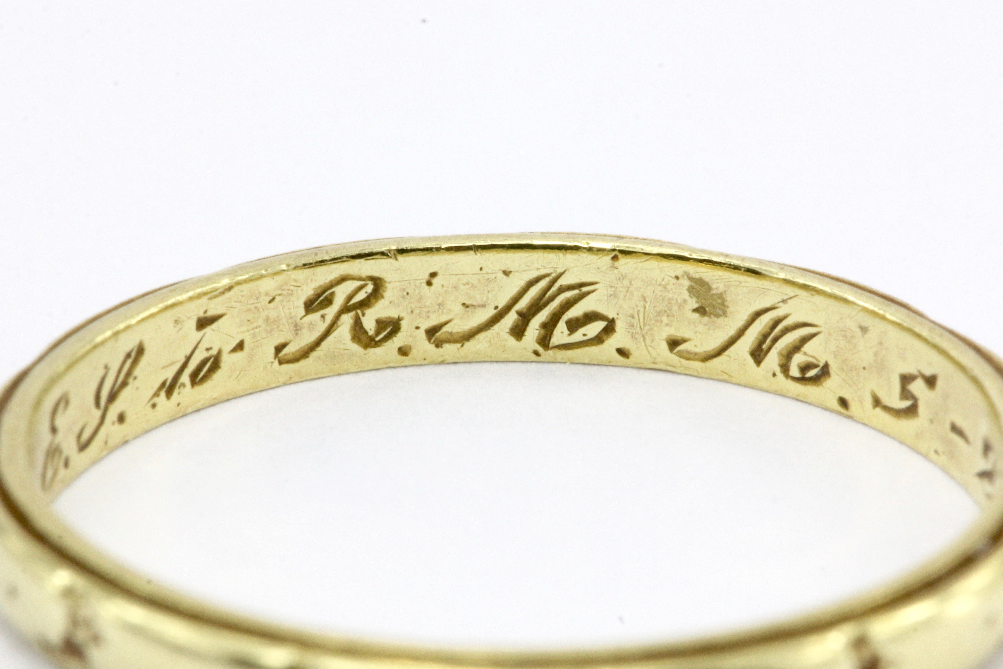 18K Yellow Gold Wedding Band C.1924 - Queen May