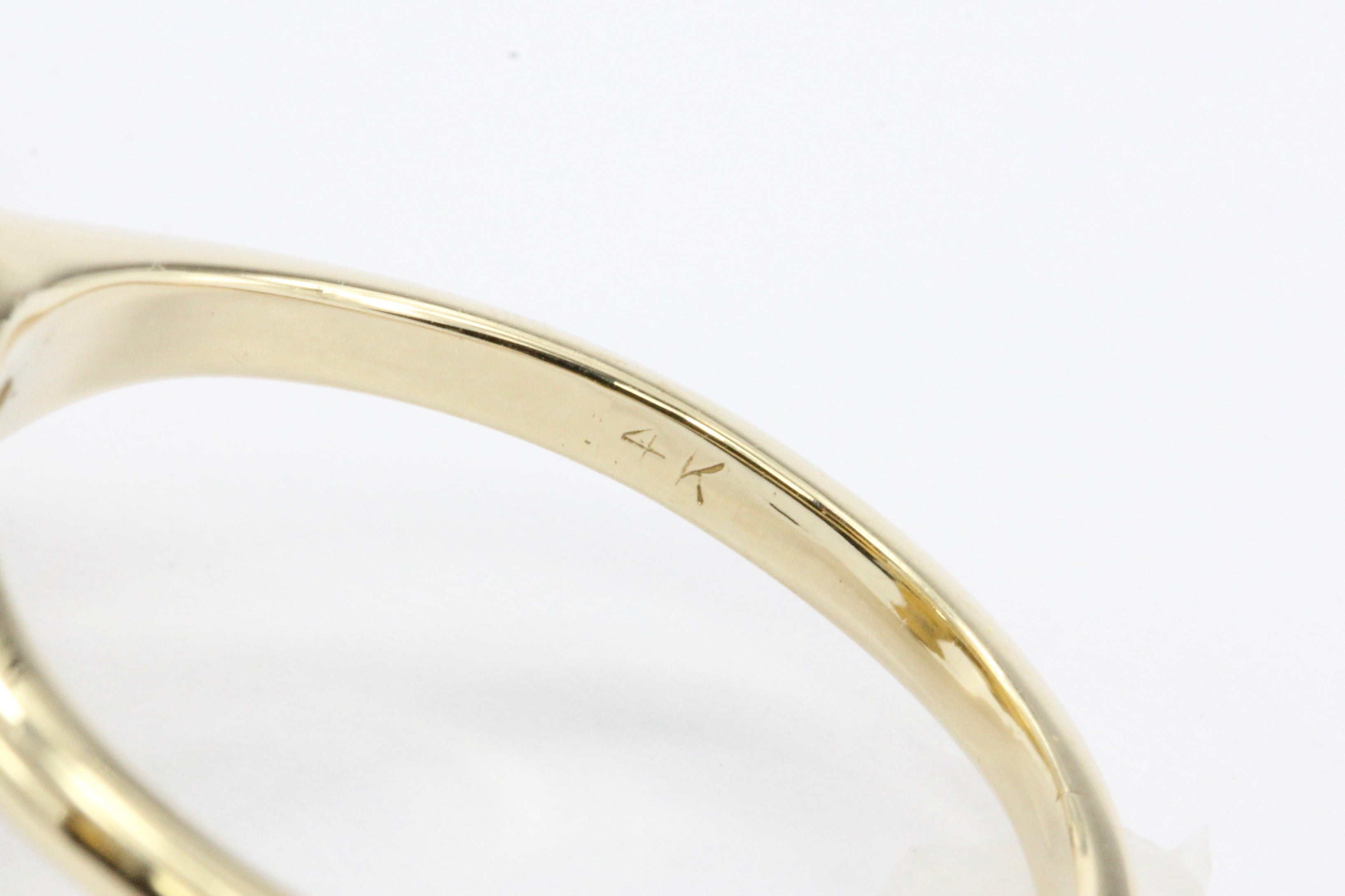 Victorian 10K Gold Old European Cut Diamond Flower Ring - Queen May