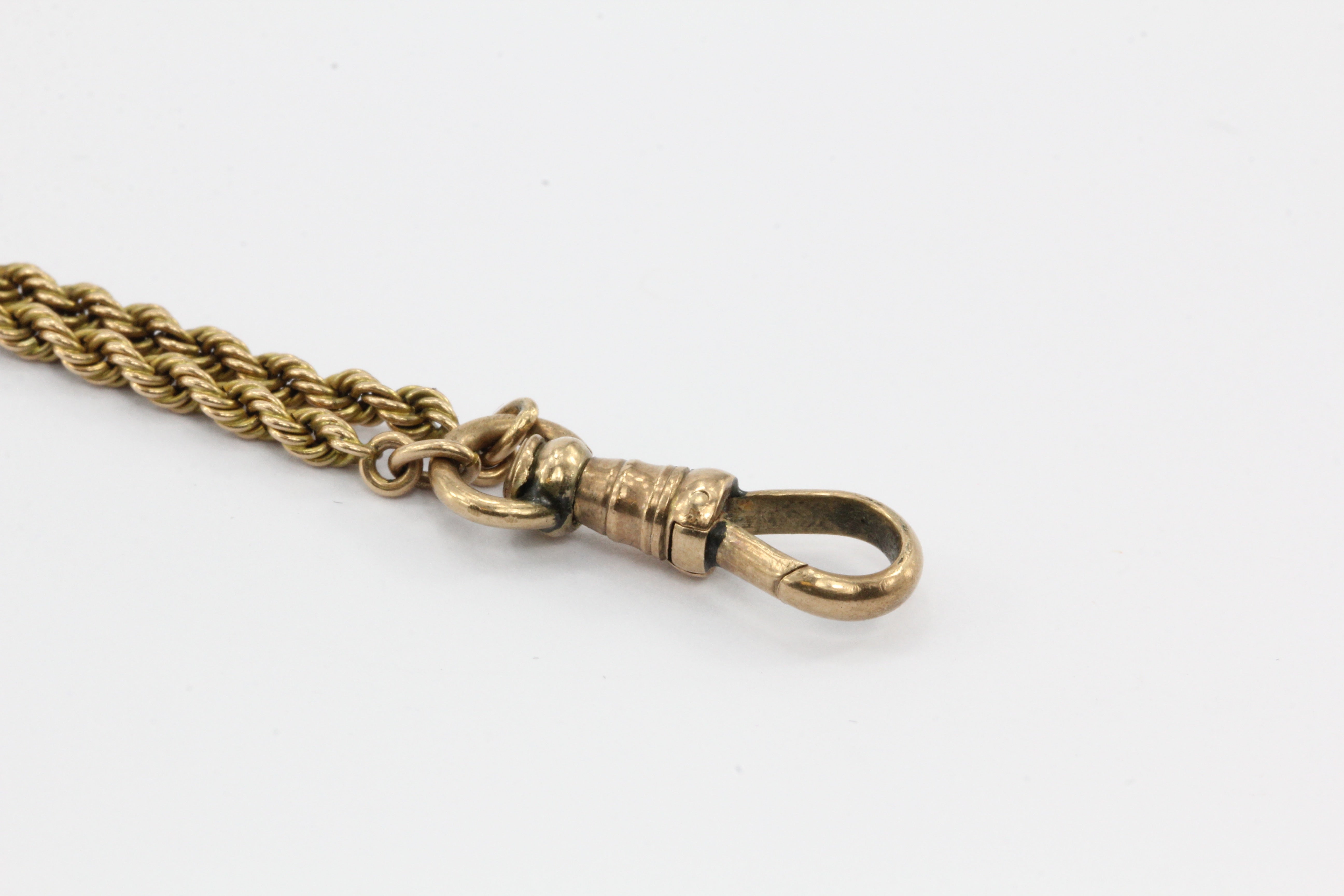 Victorian 10K & 14K Gold Diamond Ruby Amethyst Lorgnette Chain Necklace - Queen May