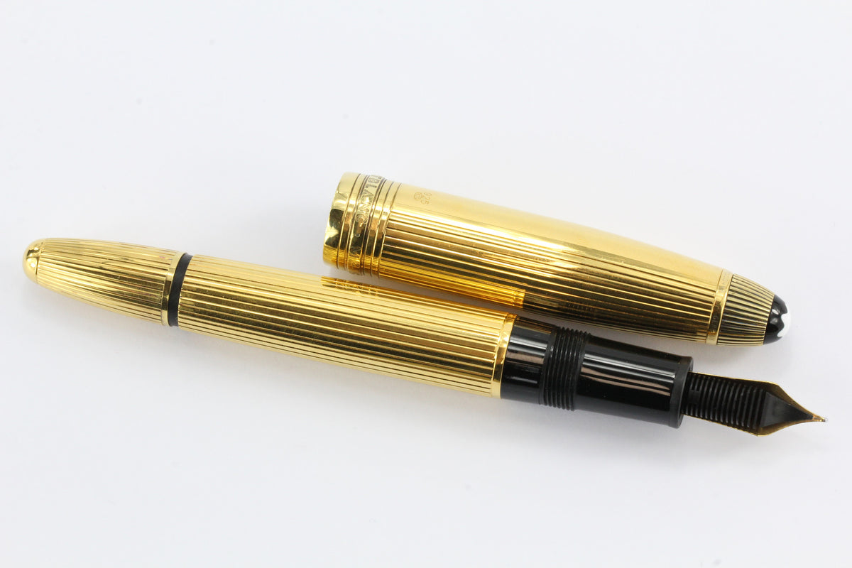 montblanc モンブラン 146 全金 18k モンブラン 万年筆 マイスターシュテュック 146 F 18K 金金