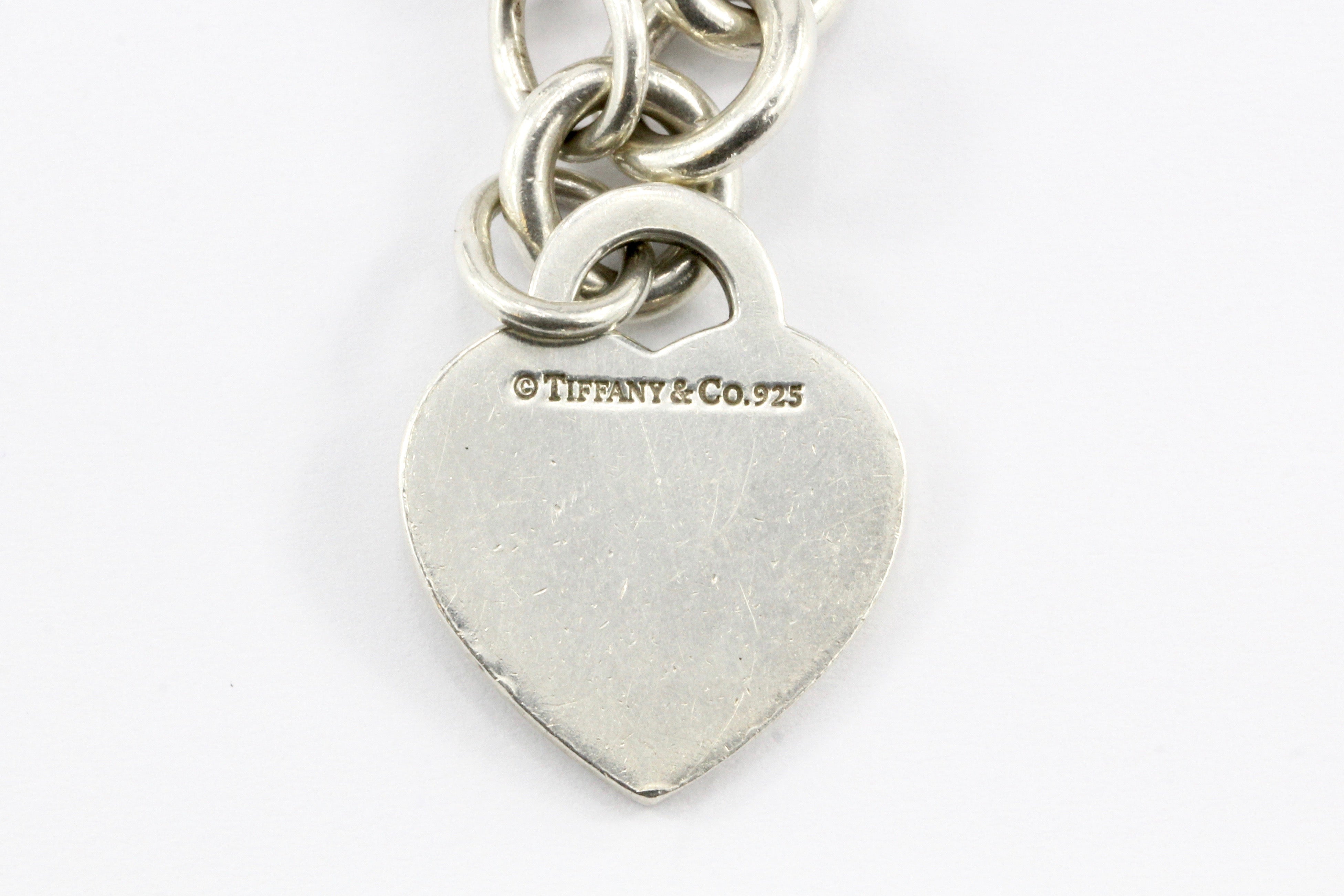Tiffany & Co Sterling Silver Return to Tiffany Heart Tag Bracelet - Queen May