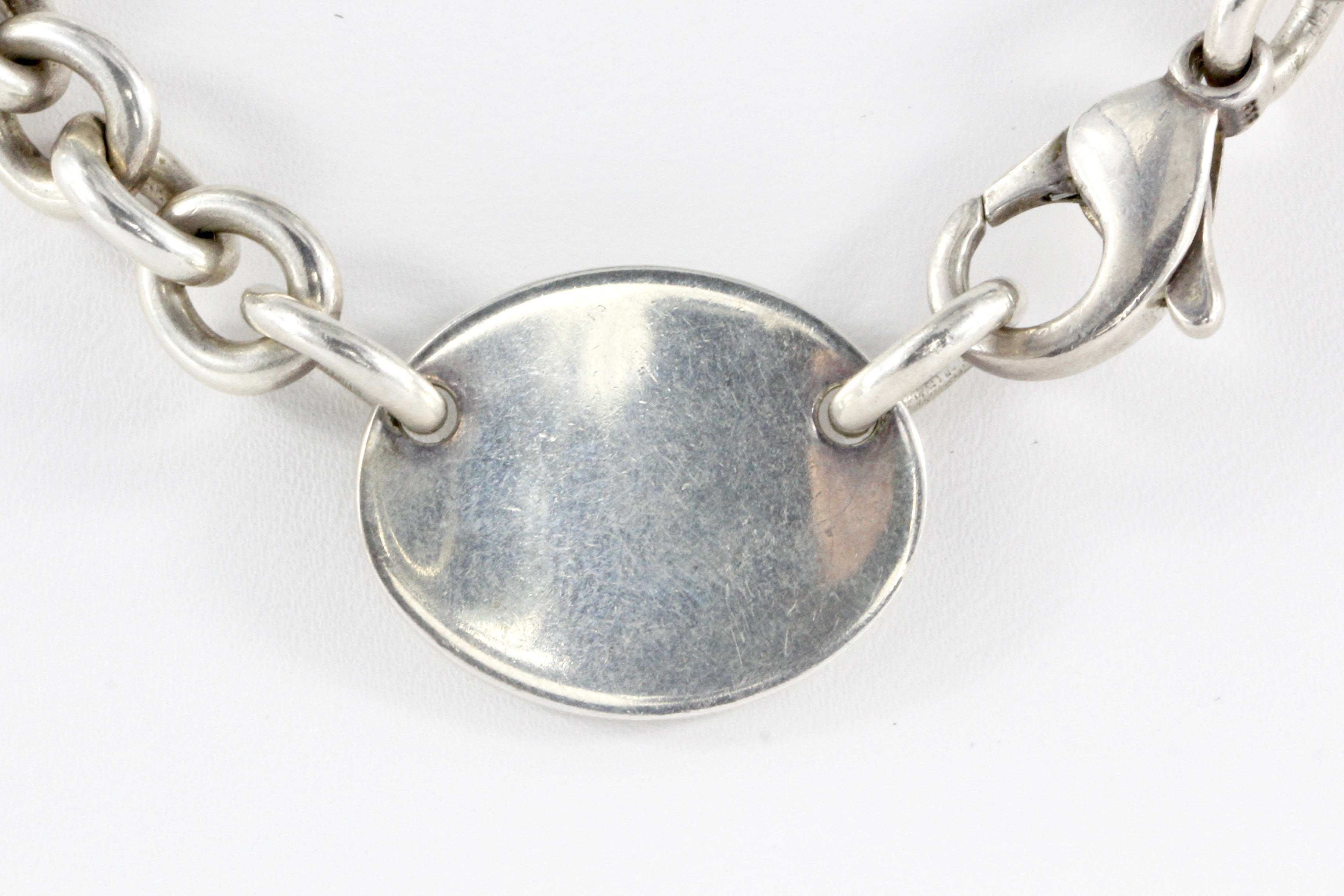 Tiffany & Co Please Return to Oval Tag Sterling Silver Necklace - Queen May