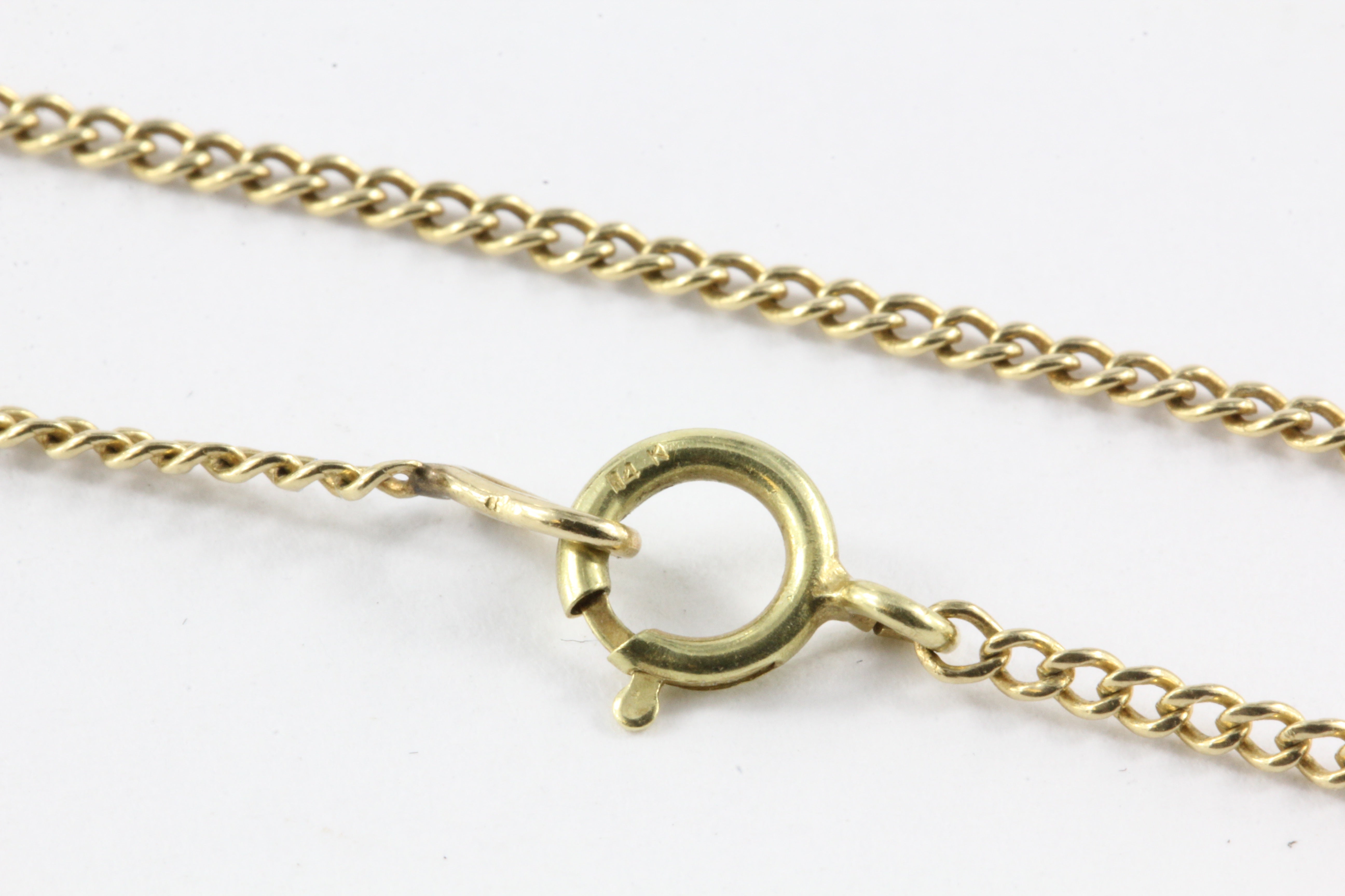 14K Yellow Gold Diamonds by the Yard Chain Necklace 25" - Queen May