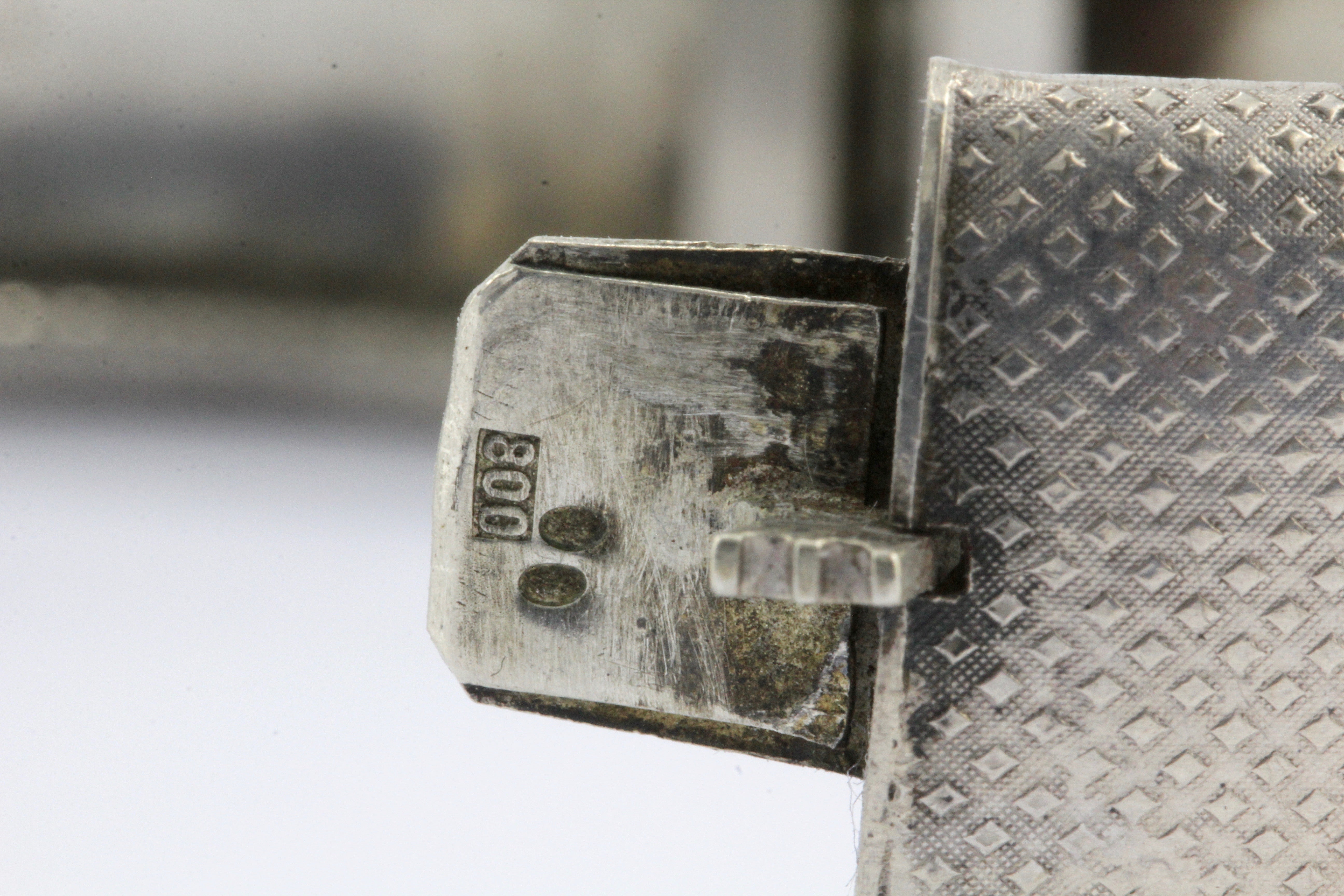 Victorian Mixed Metal 800 Silver & Rose Gold "Souvenir" Bangle Bracelet c.1870's - Queen May