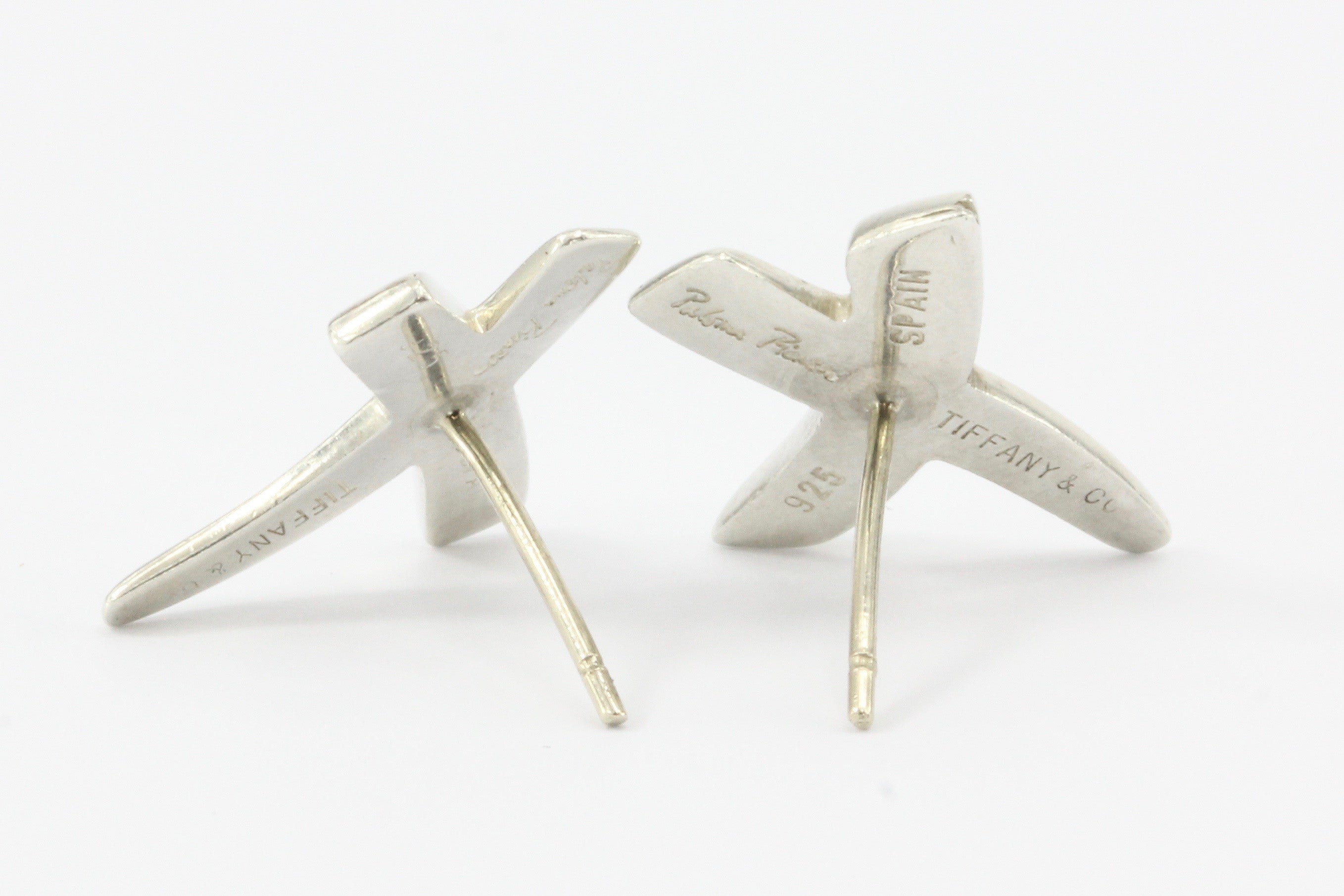 Tiffany & Co Sterling Silver Paloma Picasso X Earrings - Queen May