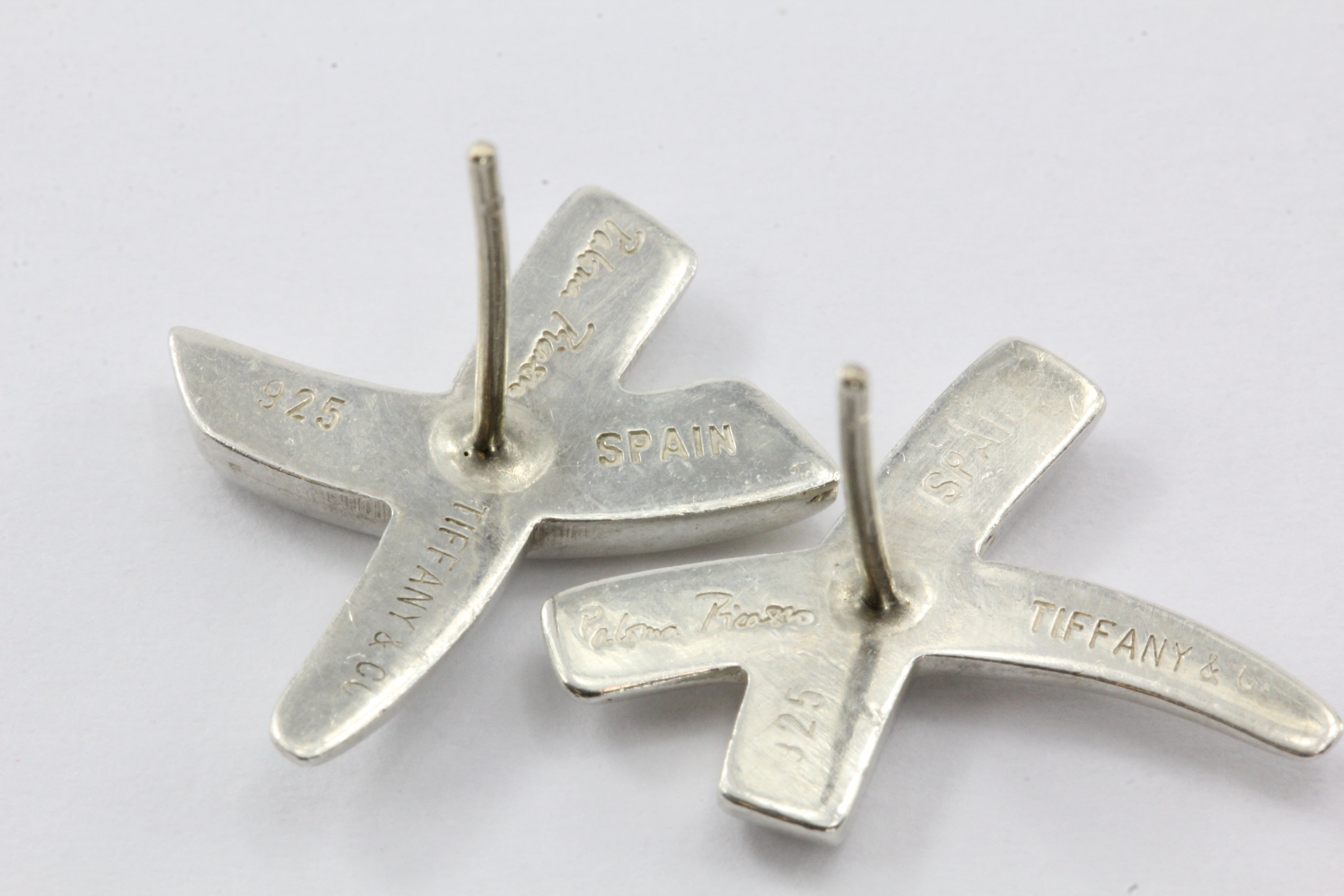 Tiffany & Co Sterling Silver Paloma Picasso X Earrings - Queen May