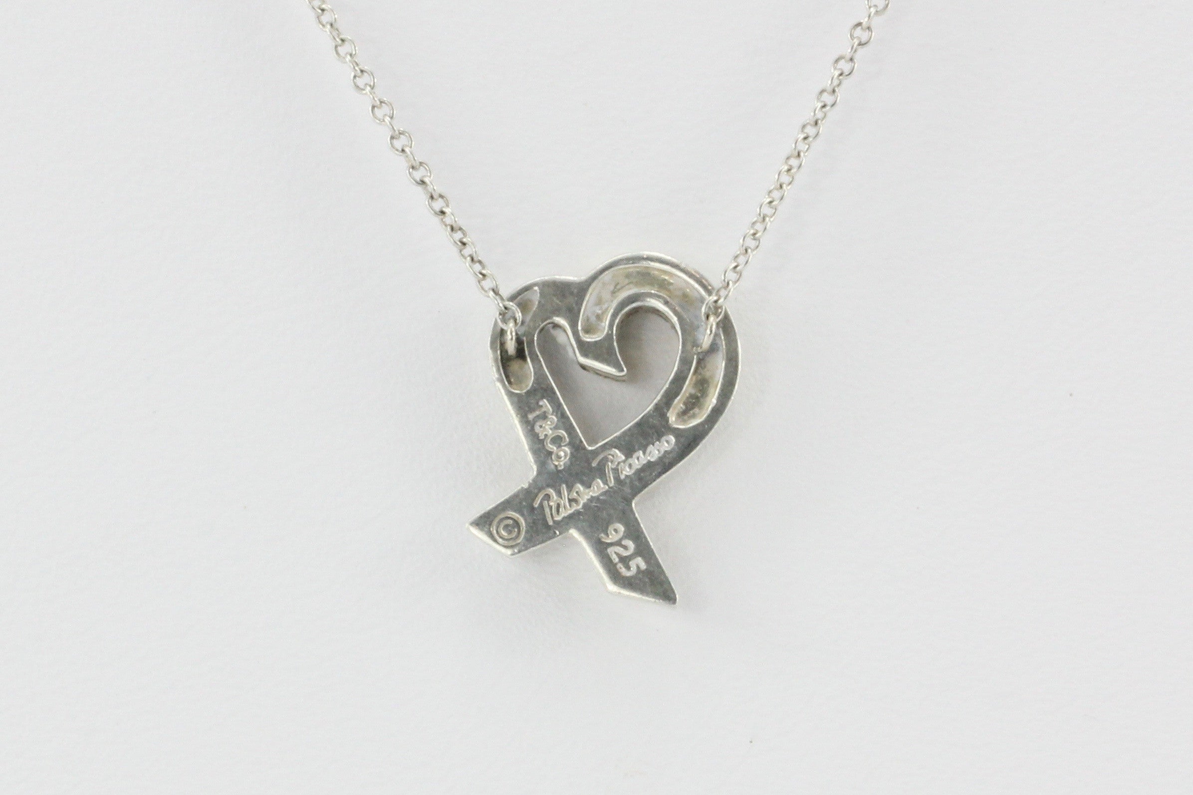 Tiffany & Co Paloma Picasso Sterling Silver Heart Necklace - Queen May