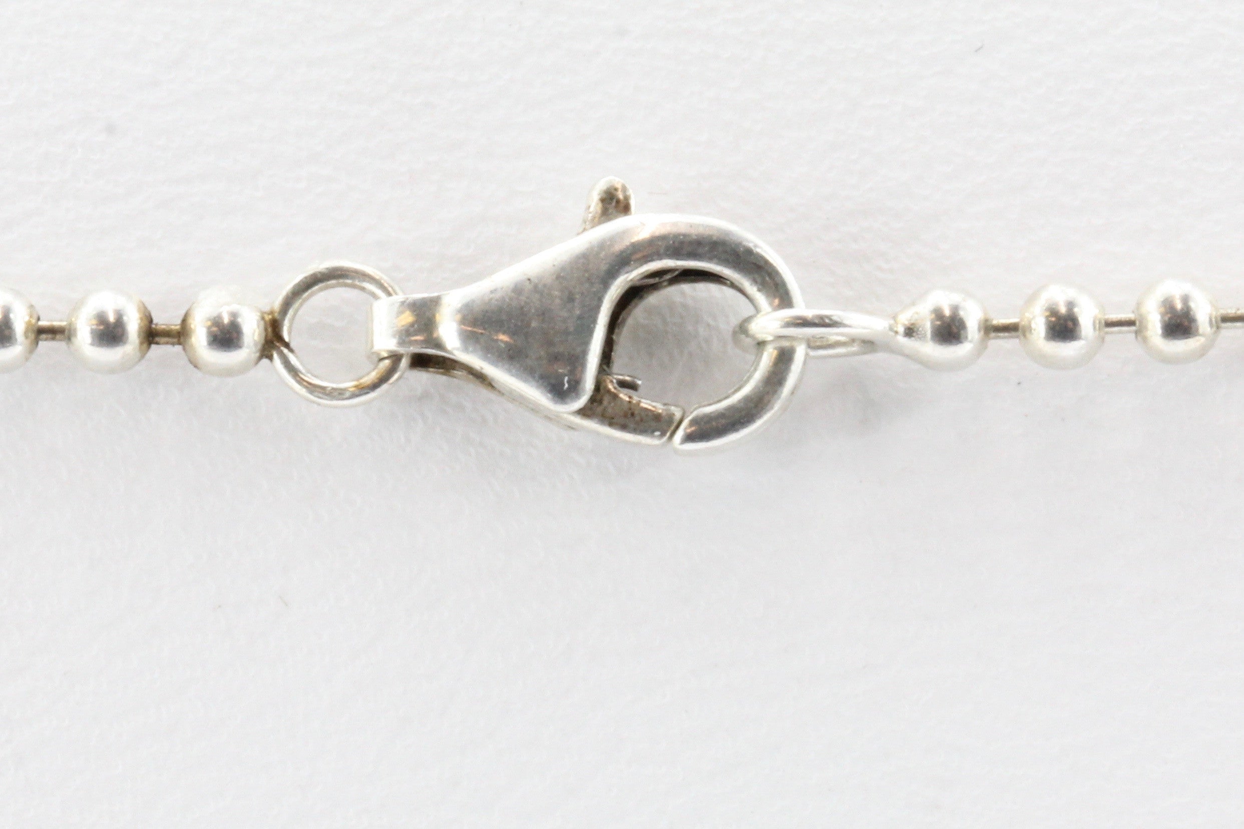 Vintage Tiffany & Co Sterling Silver Swiss Cross Pendant & Chain - Queen May