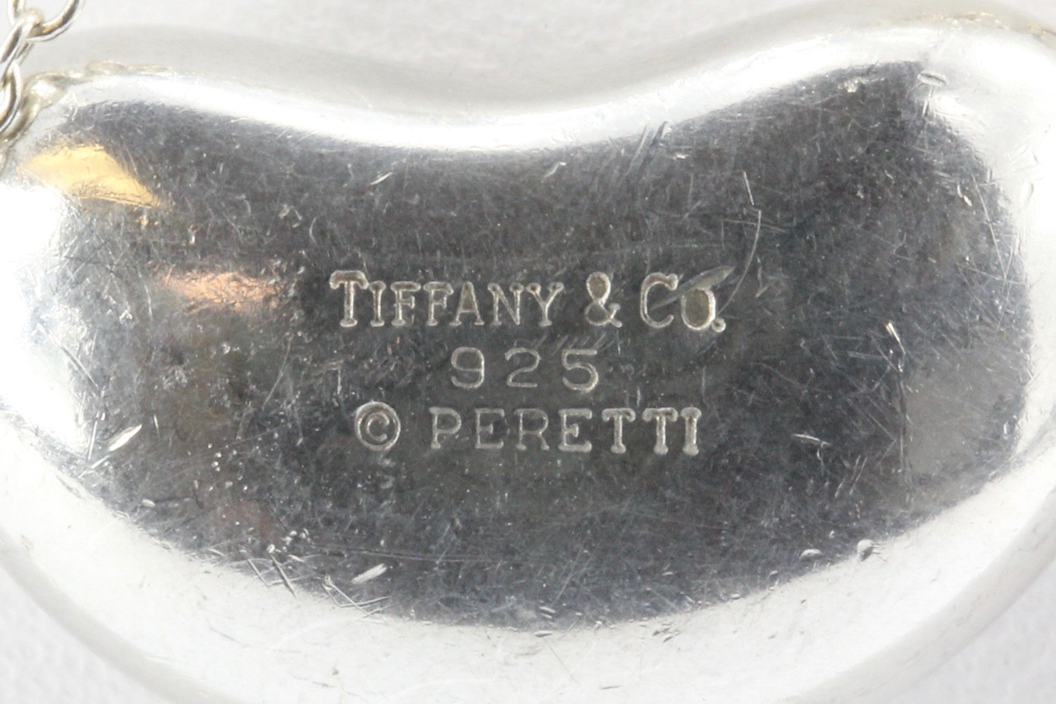 Tiffany & Co Sterling Silver Elsa Peretti Large Bean Necklace - Queen May