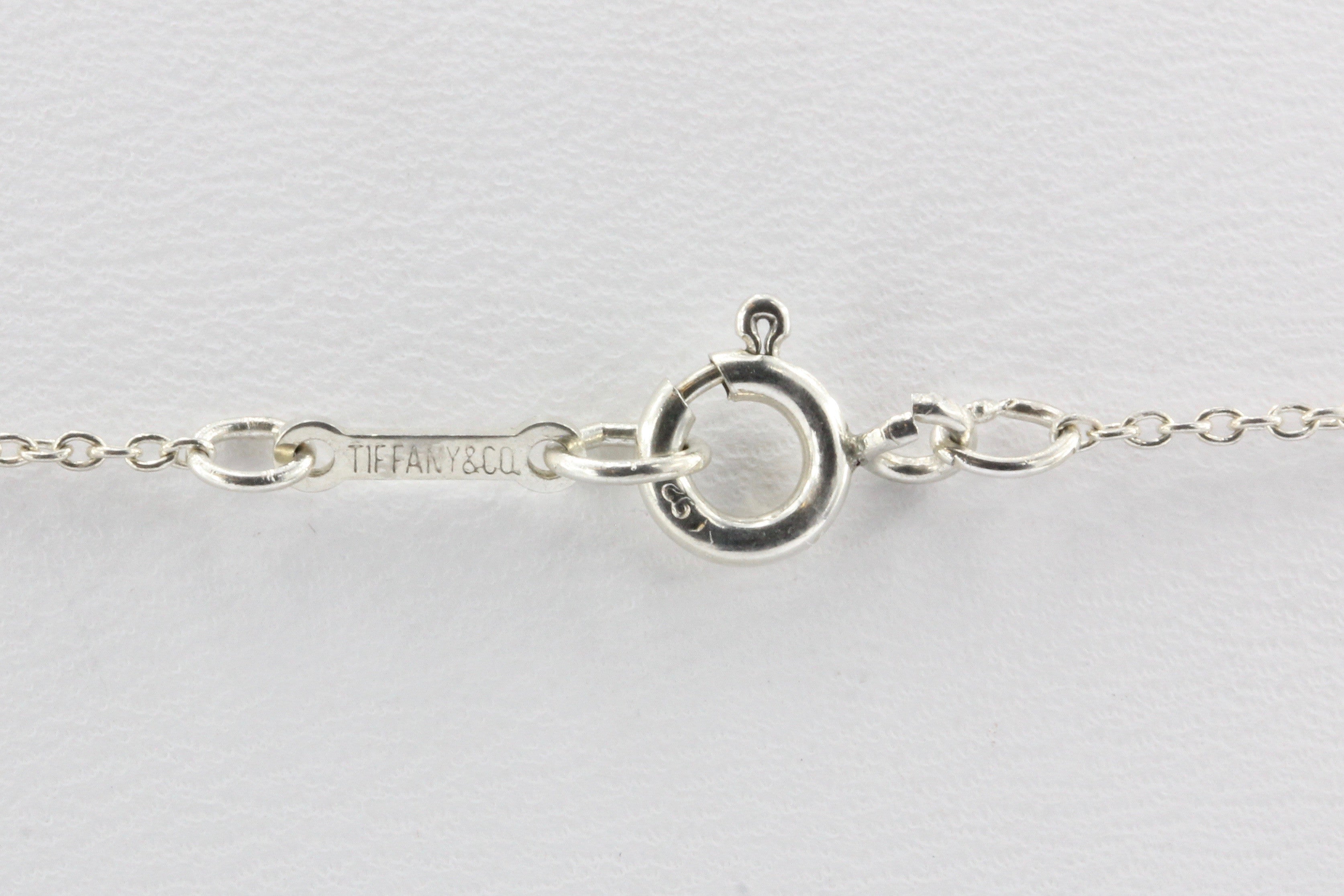 Tiffany & Co Sterling Silver Elsa Peretti Large Bean Necklace - Queen May