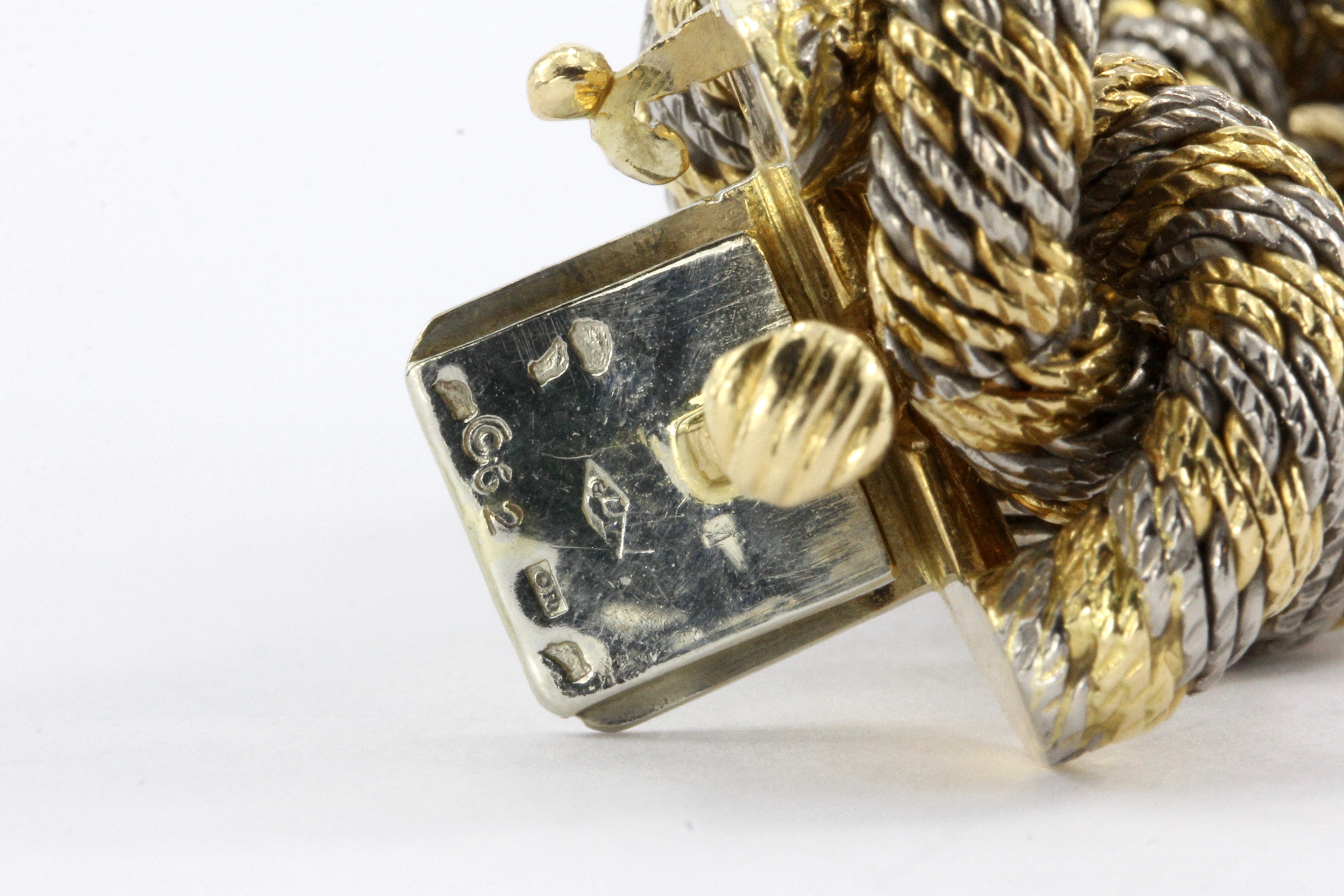 Van Cleef & Arpels Georges Lenfant Paris Woven Gold & Platinum Bracelet c.1970's - Queen May