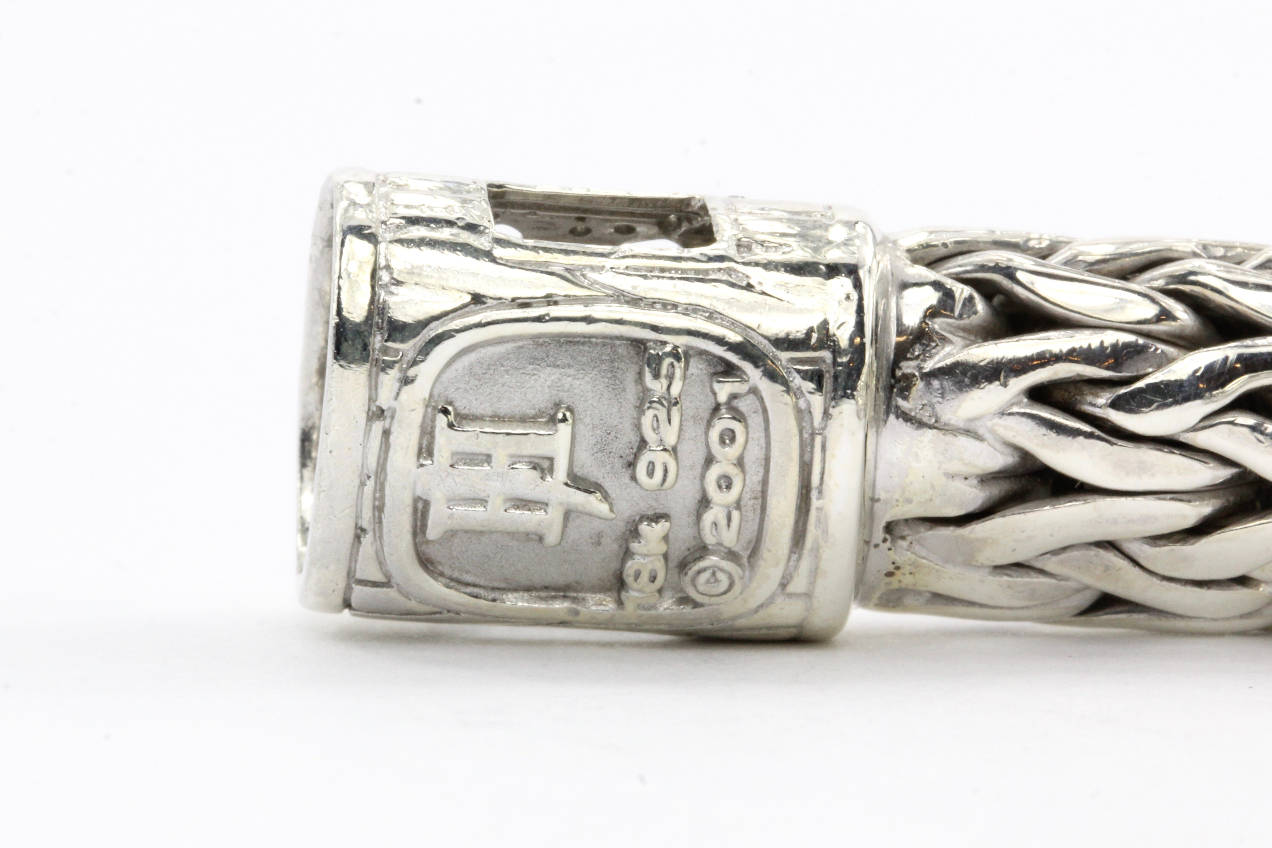 John Hardy Sterling Silver Diamond Large Classic Chain Bracelet - Queen May