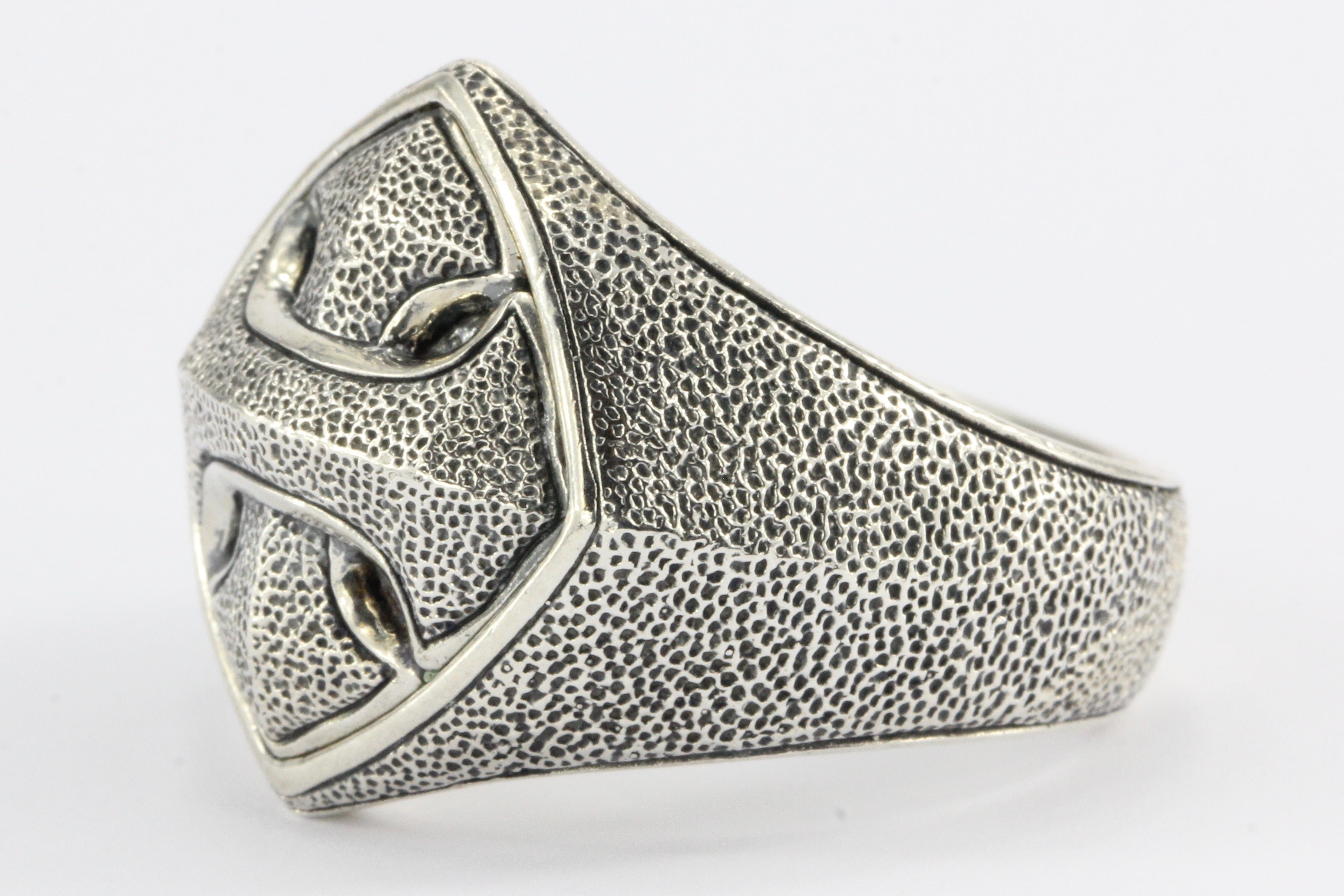 David Yurman Armory Signet Ring Sterling Silver Size 10 - Queen May
