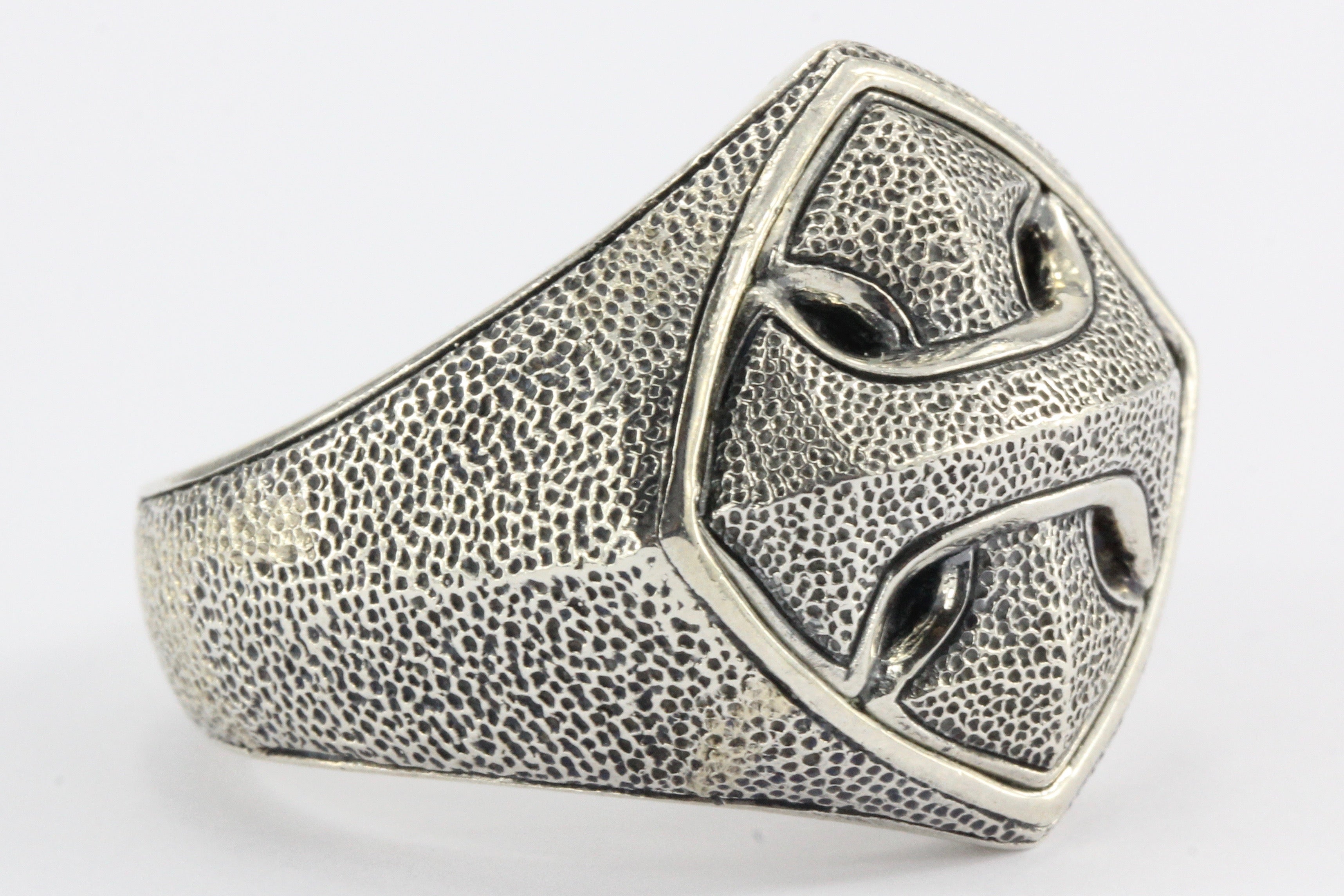 David Yurman Armory Signet Ring Sterling Silver Size 10 - Queen May