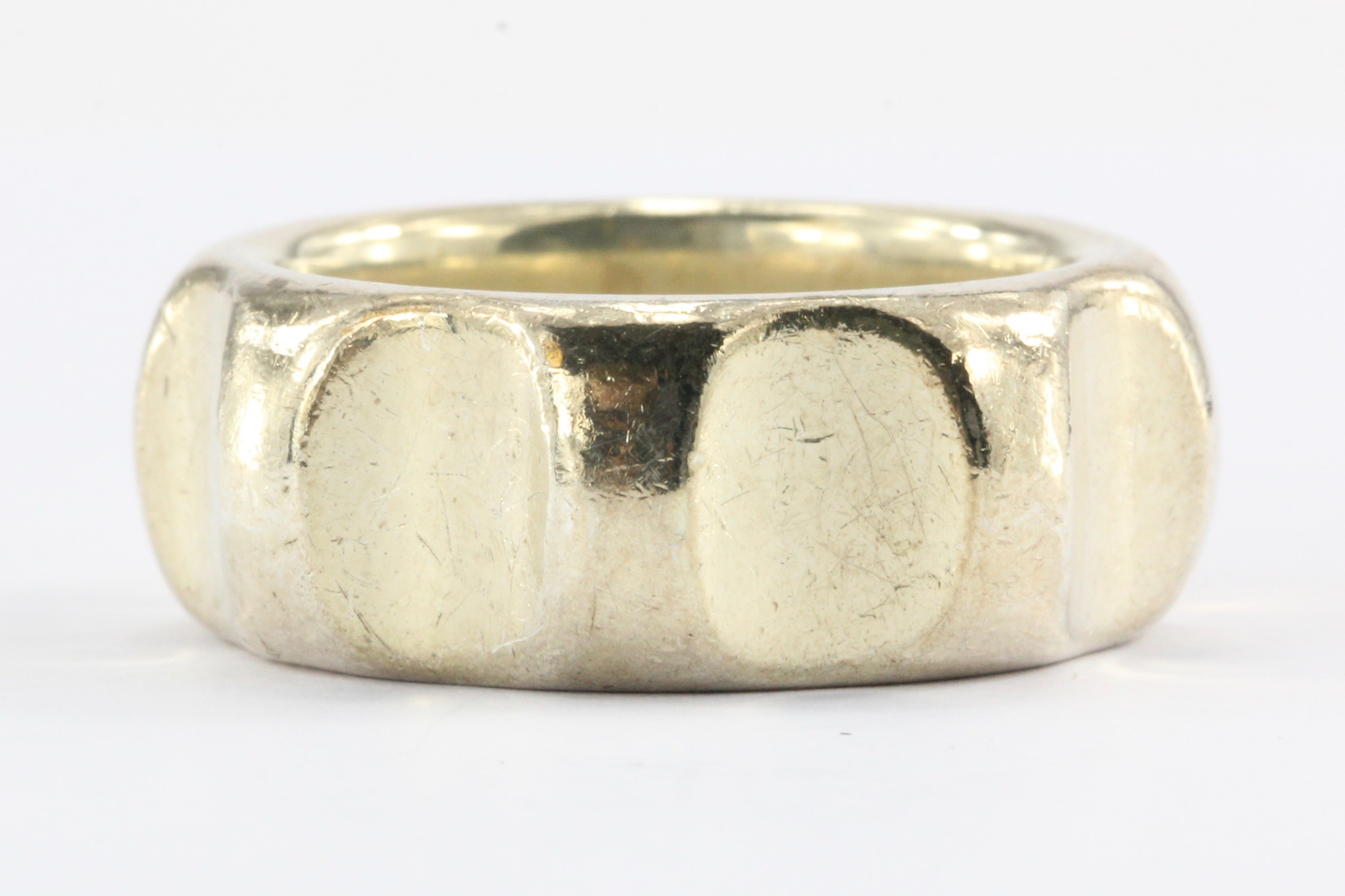 Tiffany & Co Paloma Picasso Sterling Silver True Love Groove Ring Band Size 6.5 - Queen May