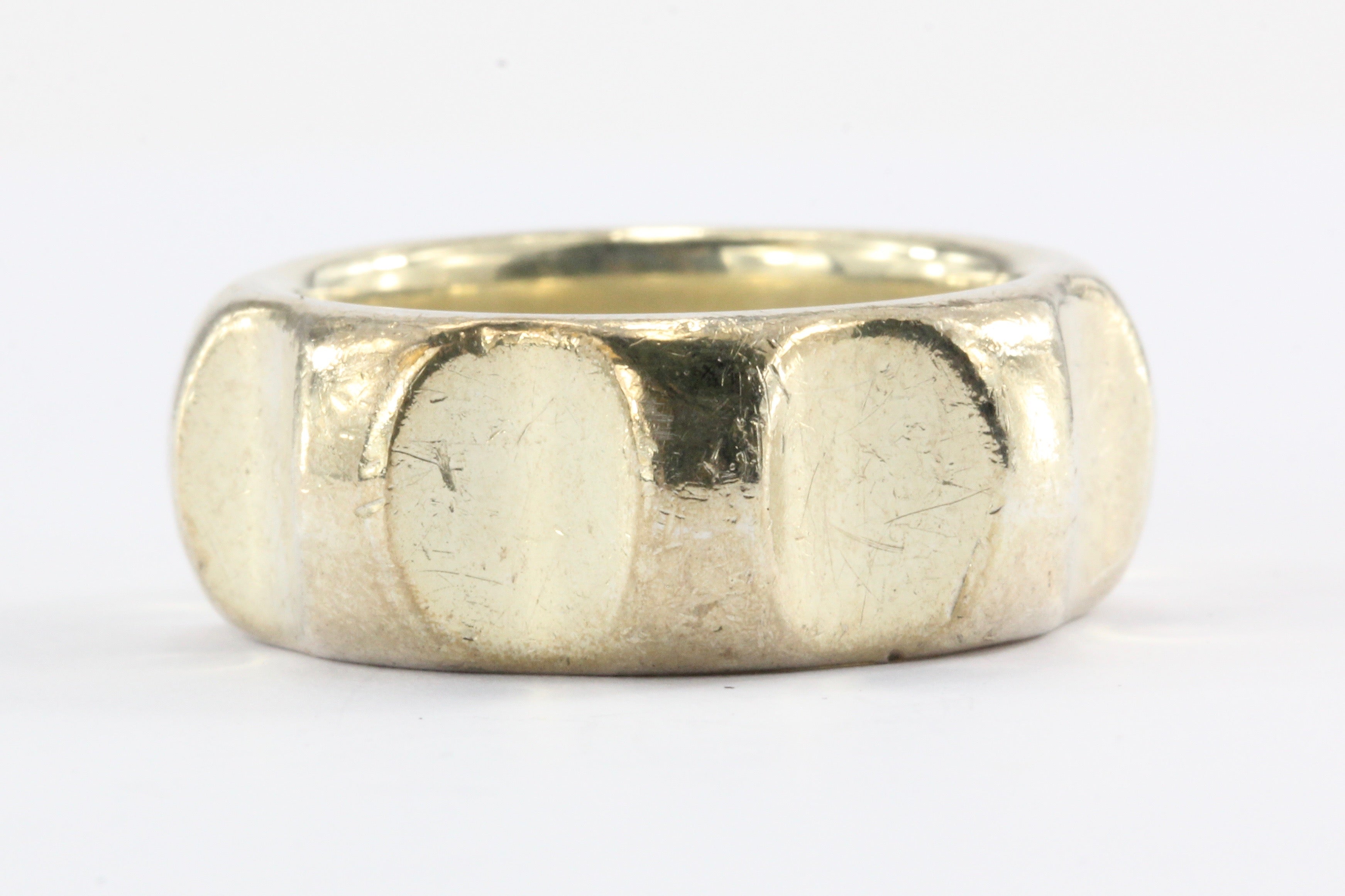 Tiffany & Co Paloma Picasso Sterling Silver True Love Groove Ring Band Size 6.5 - Queen May