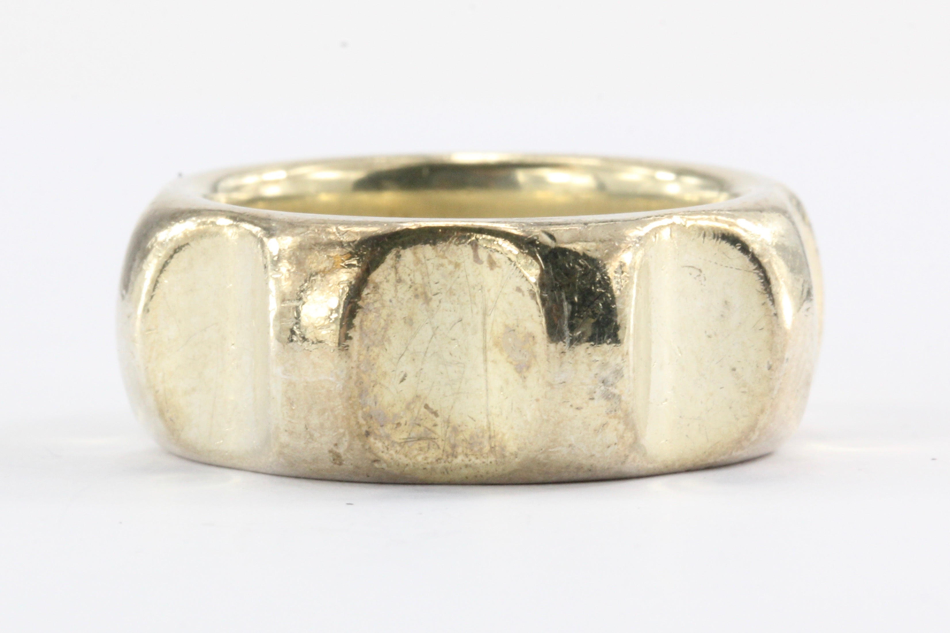 Tiffany & Co Paloma Picasso Sterling Silver True Love Groove Ring Band Size 6.5 - Queen May