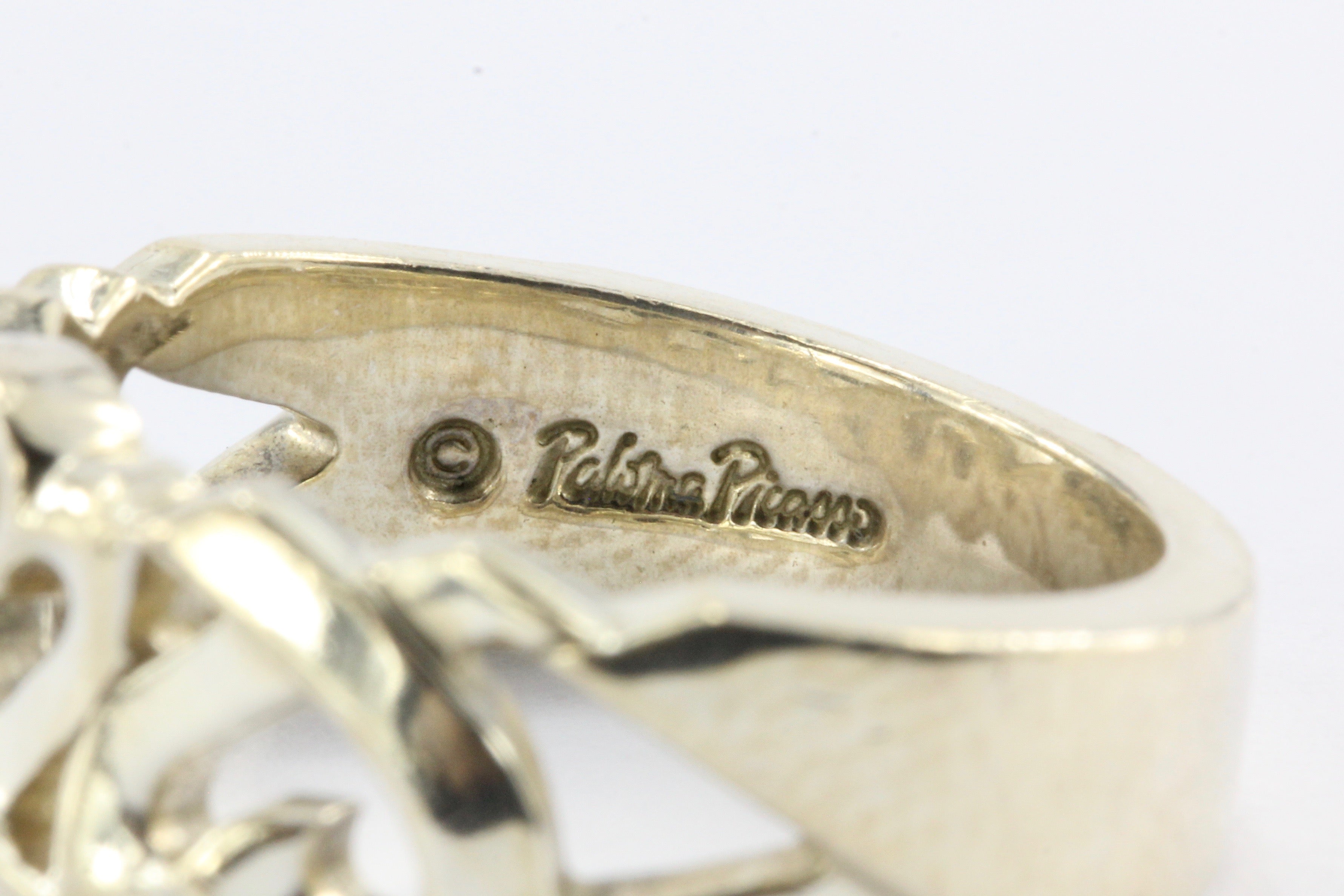 Tiffany & Co Sterling Silver Paloma Picasso Loving Heart Ring Band Size 6.5 - Queen May