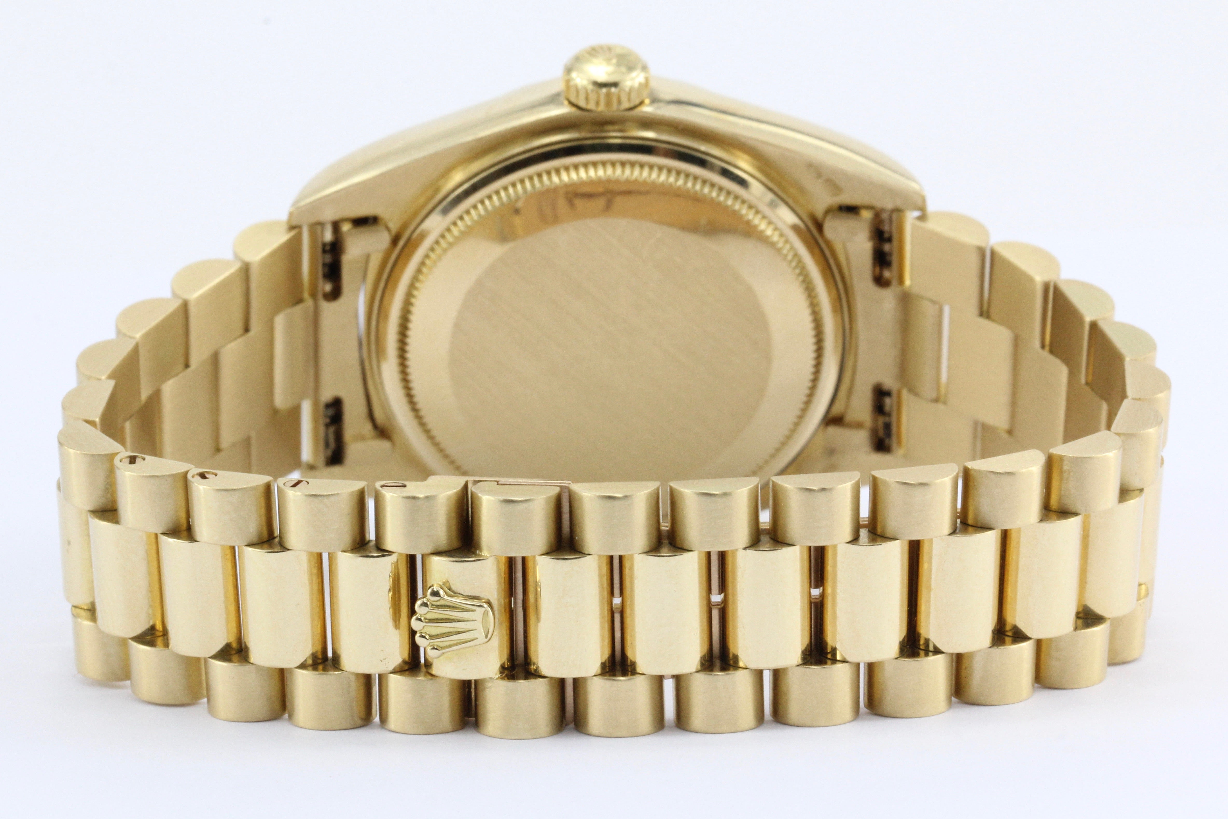 Rolex President 18k Gold Day Date Reference 18038 - Queen May