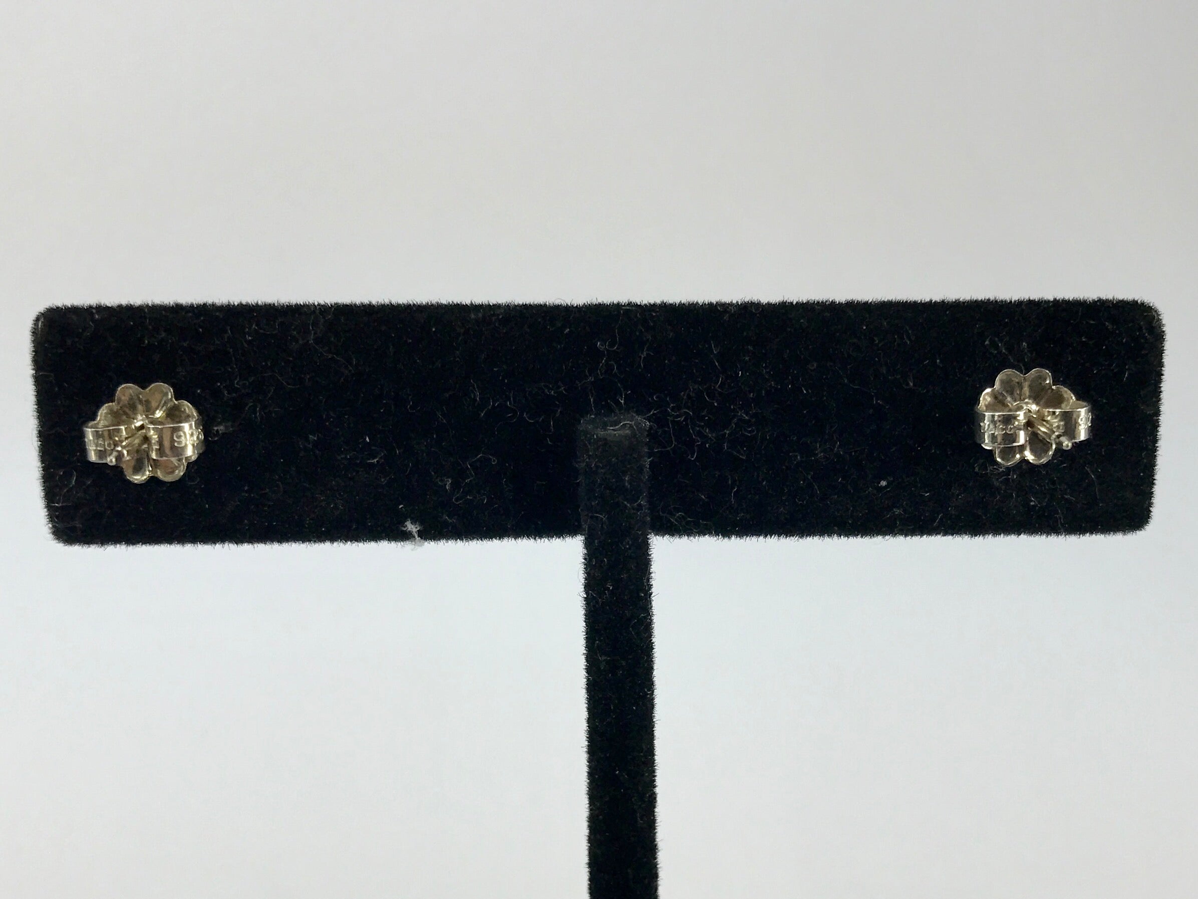 Tiffany & Co Sterling Silver & Pearl Flower Stud Earrings - Queen May