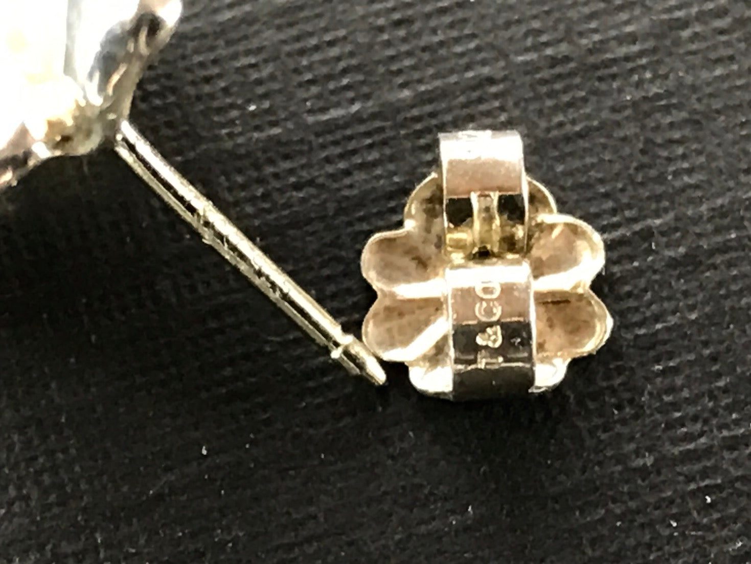 Tiffany & Co Sterling Silver & Pearl Flower Stud Earrings - Queen May