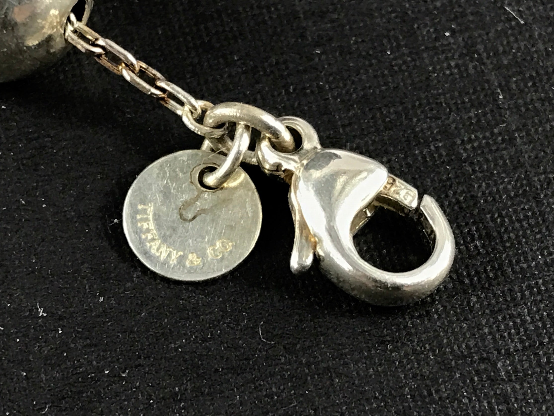 Tiffany & Co Sterling Silver 10mm Ball Bracelet 7.25" - Queen May