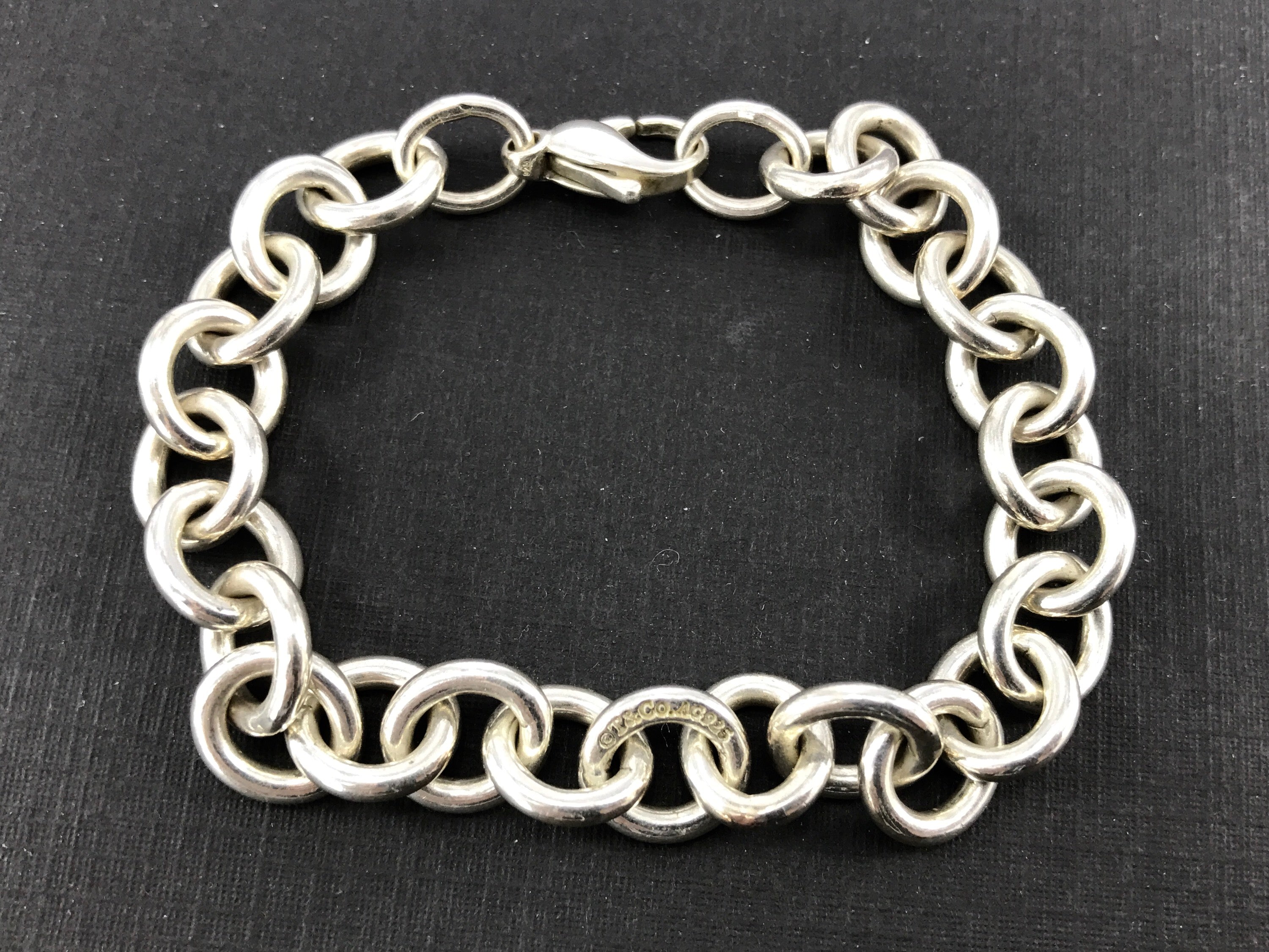 Tiffany & Co Sterling Silver Bracelet 7" - Queen May