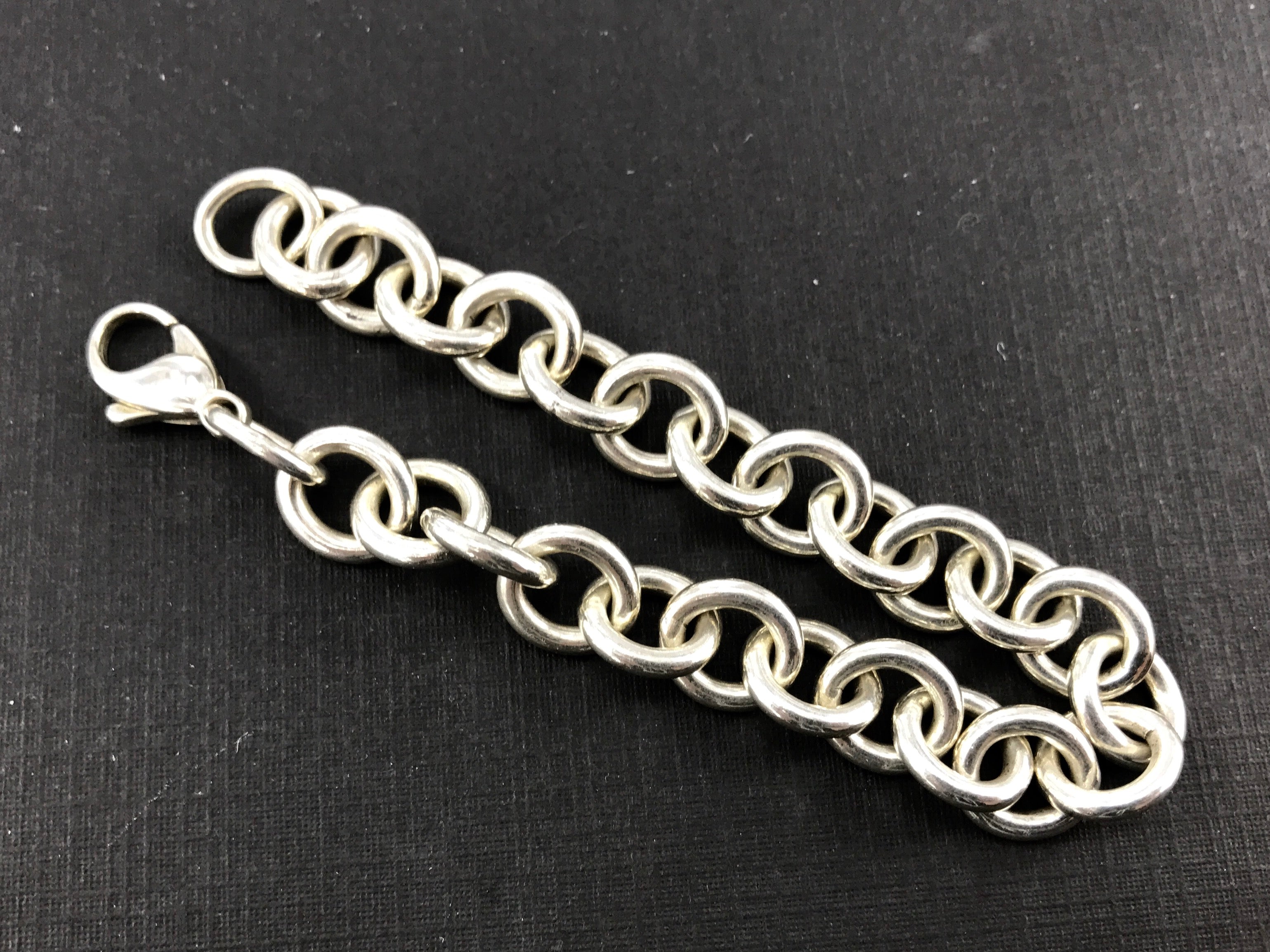 Tiffany & Co Sterling Silver Bracelet 7" - Queen May