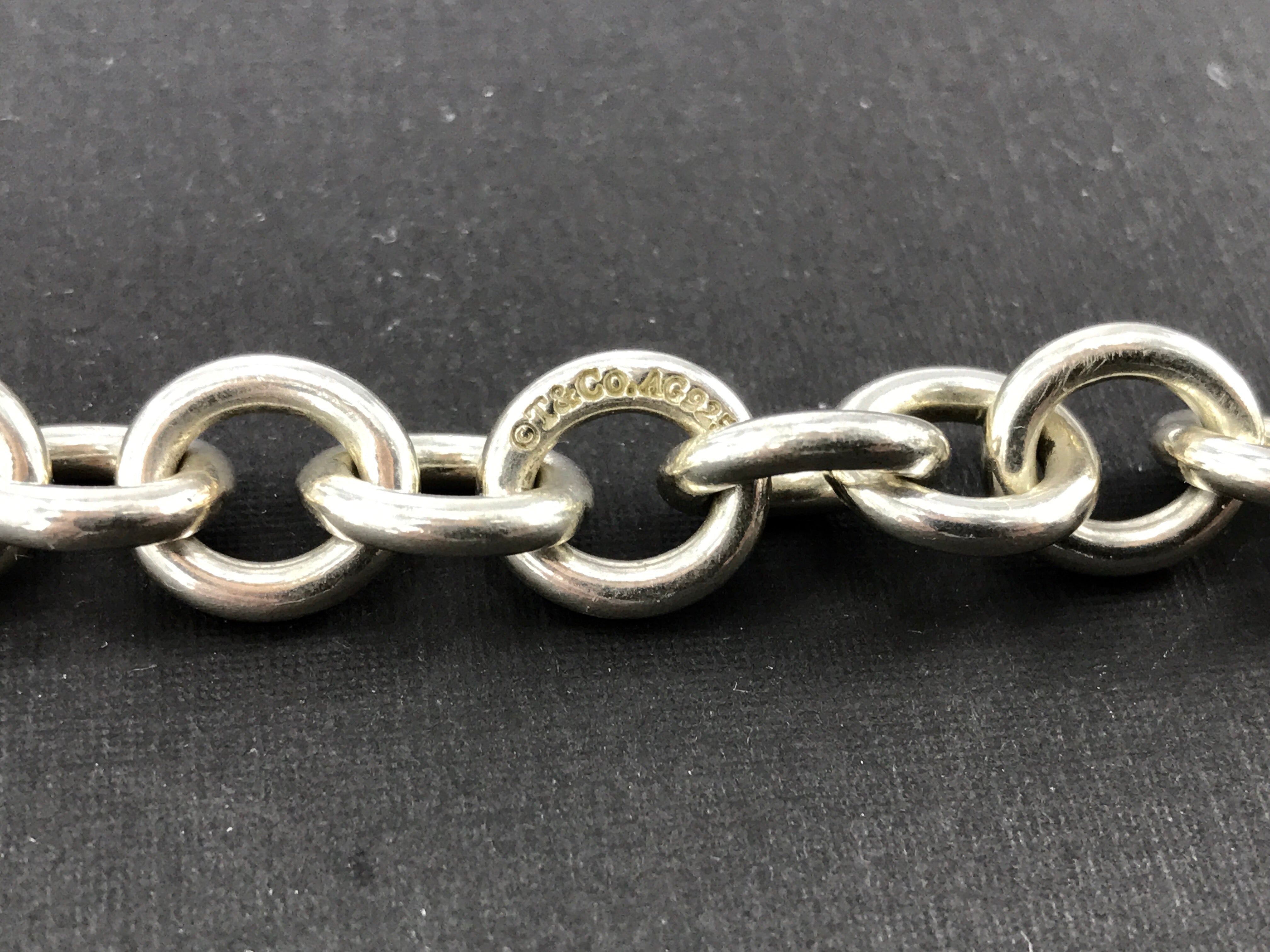 Tiffany & Co Sterling Silver Bracelet 7" - Queen May