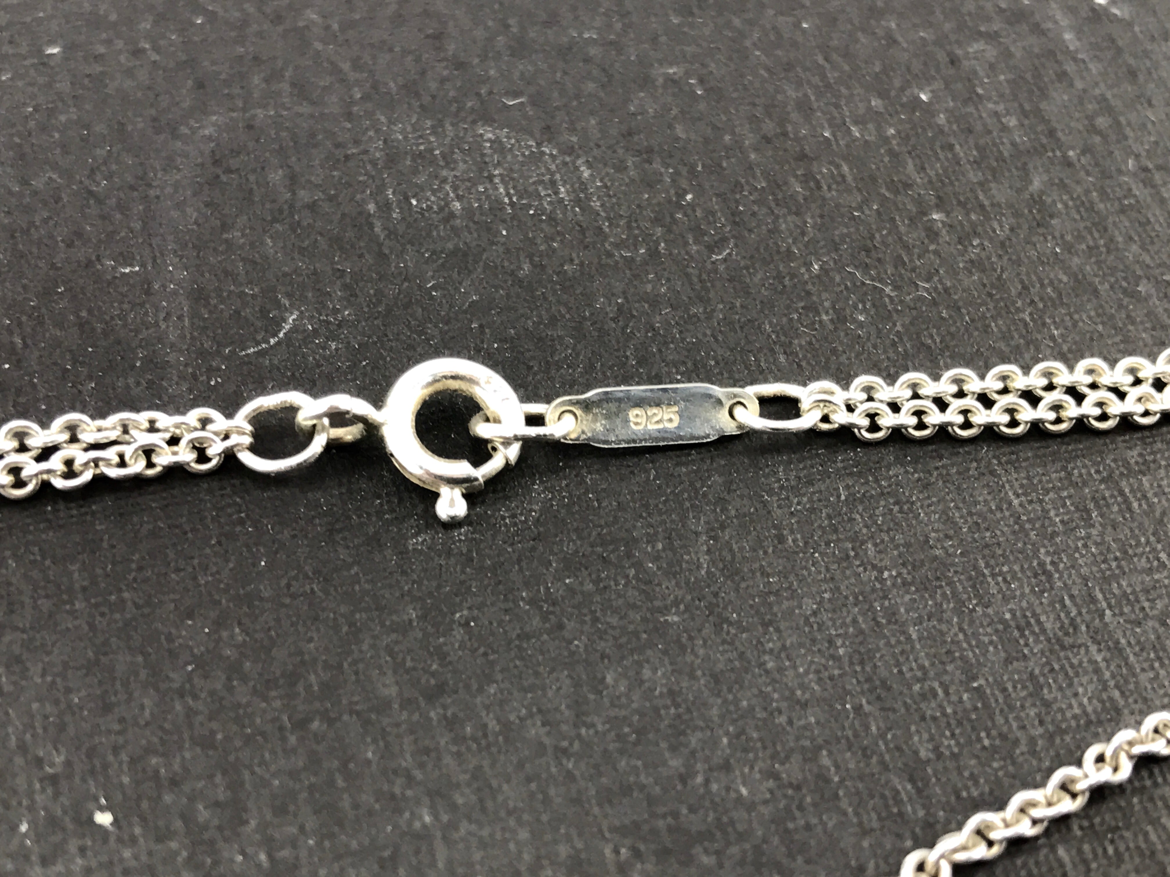 Tiffany & Co Sterling Silver Double Chain Infinity Necklace - Queen May