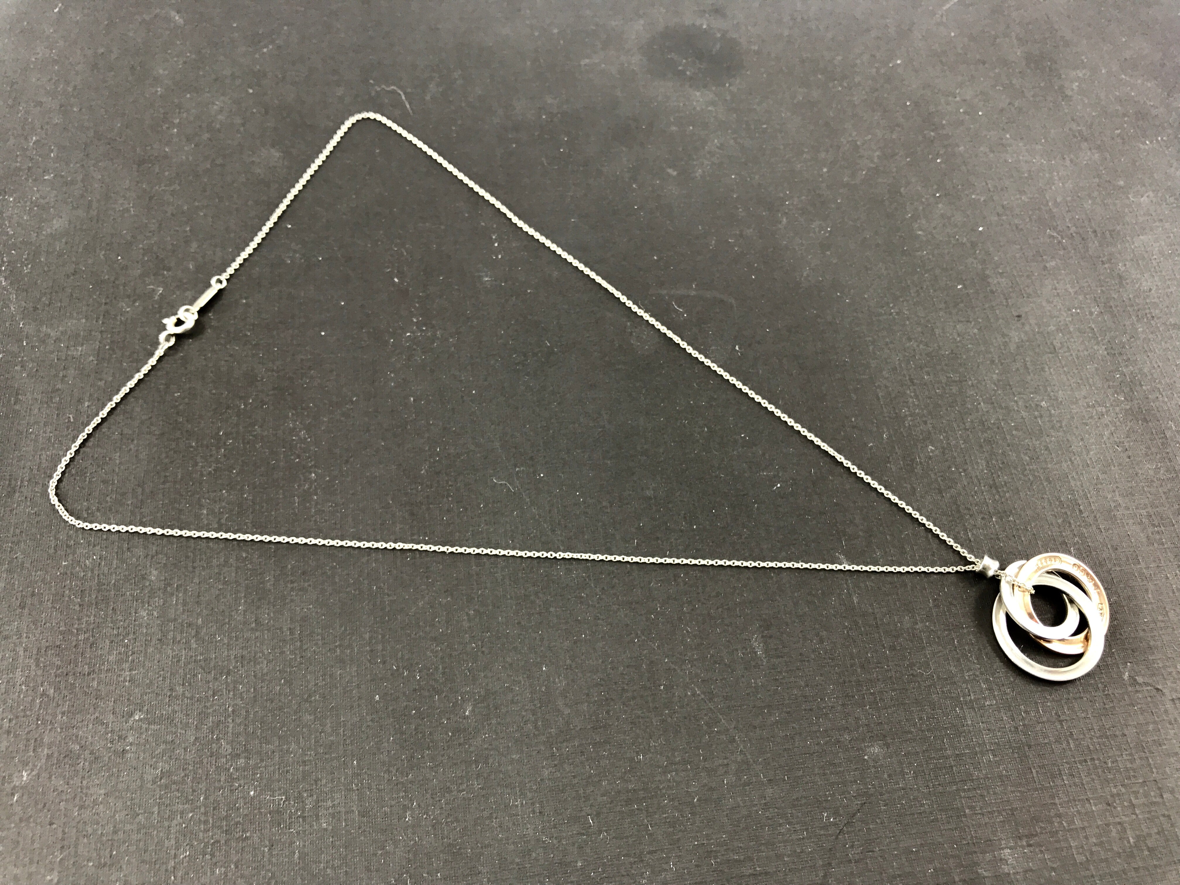 Tiffany & Co 1837 Collection Interlocking Circles Pendant & Necklace - Queen May