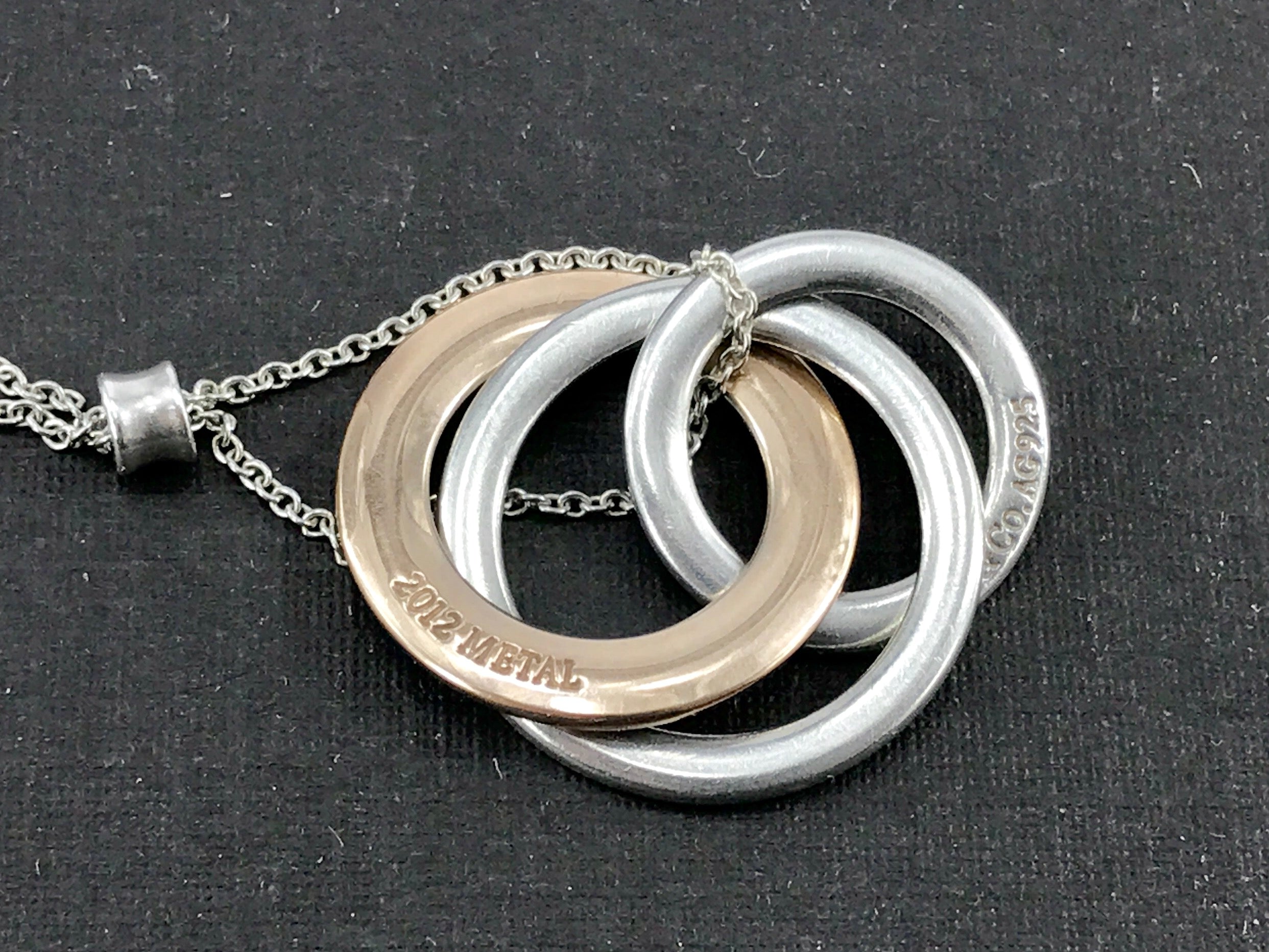 Tiffany & Co 1837 Collection Interlocking Circles Pendant & Necklace - Queen May